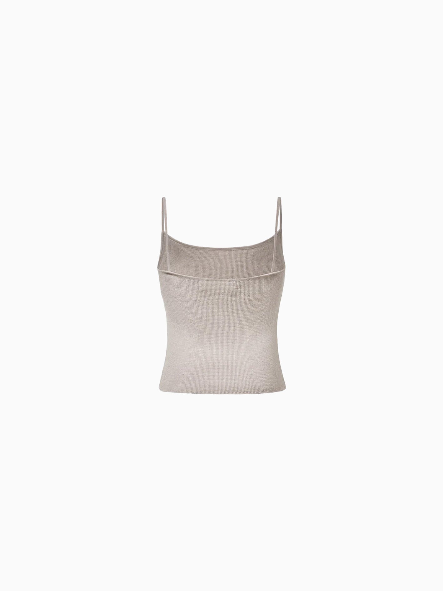 Knit Sleeveless Top Grey