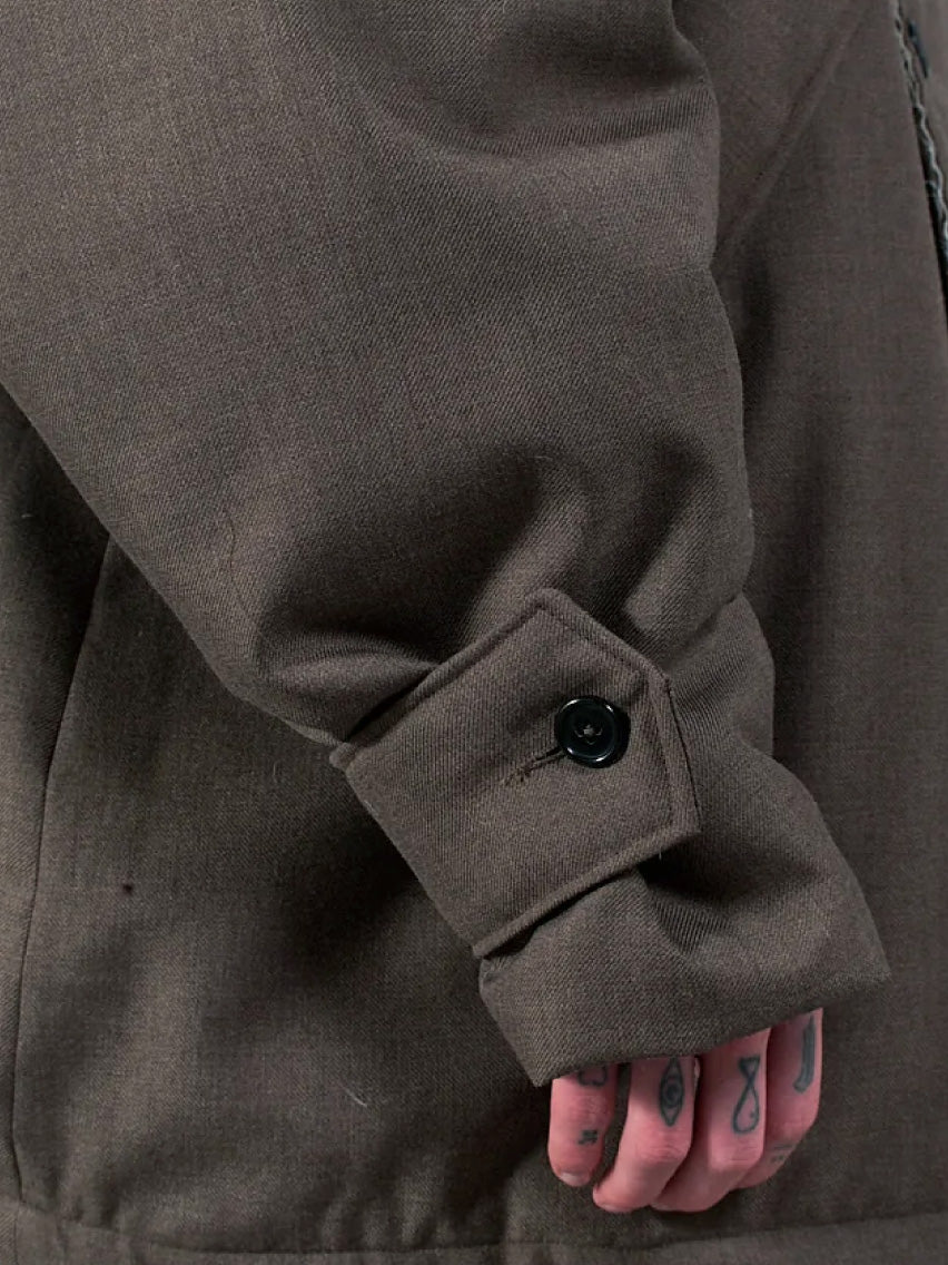 Padded Peacoat Mack Brown