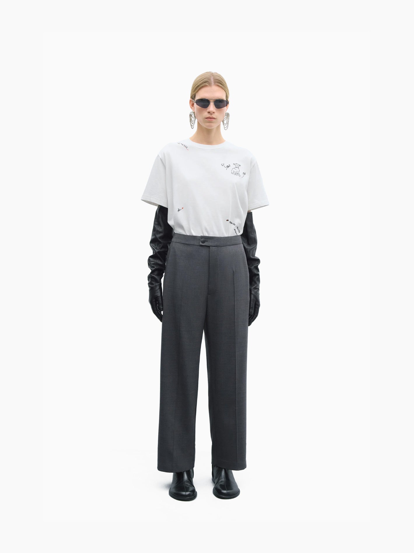 Tailoring Seam Pants Grey