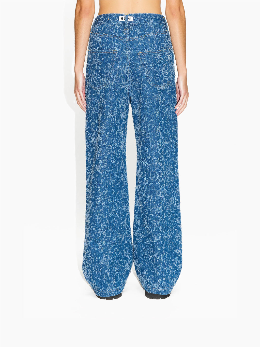 Skid Jeans Blue Fluffy Denim