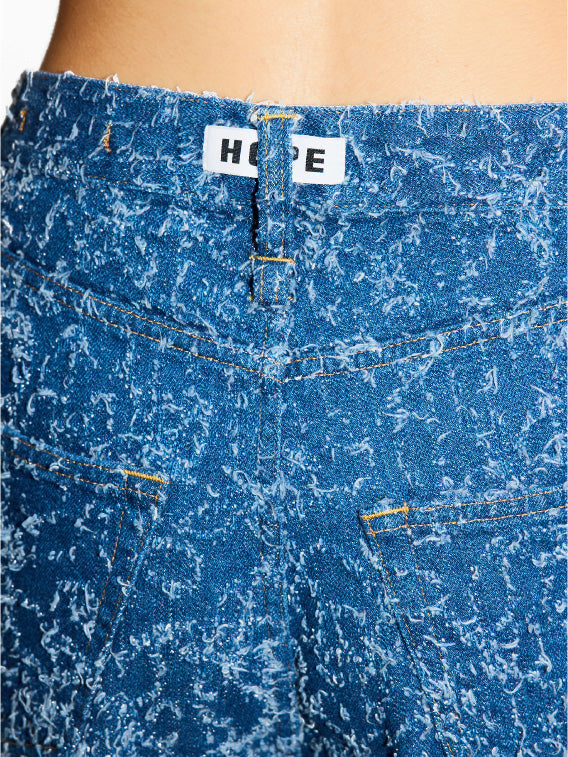 Skid Jeans Blue Fluffy Denim