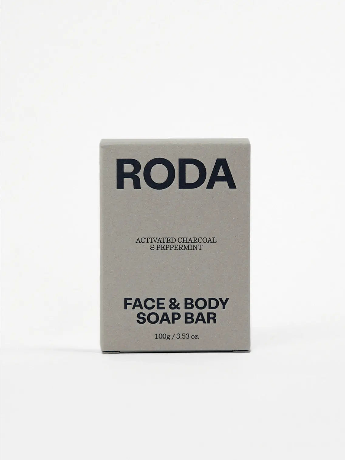 Face & Body Soap Bar - Activated Charcoal & Peppermint Roda