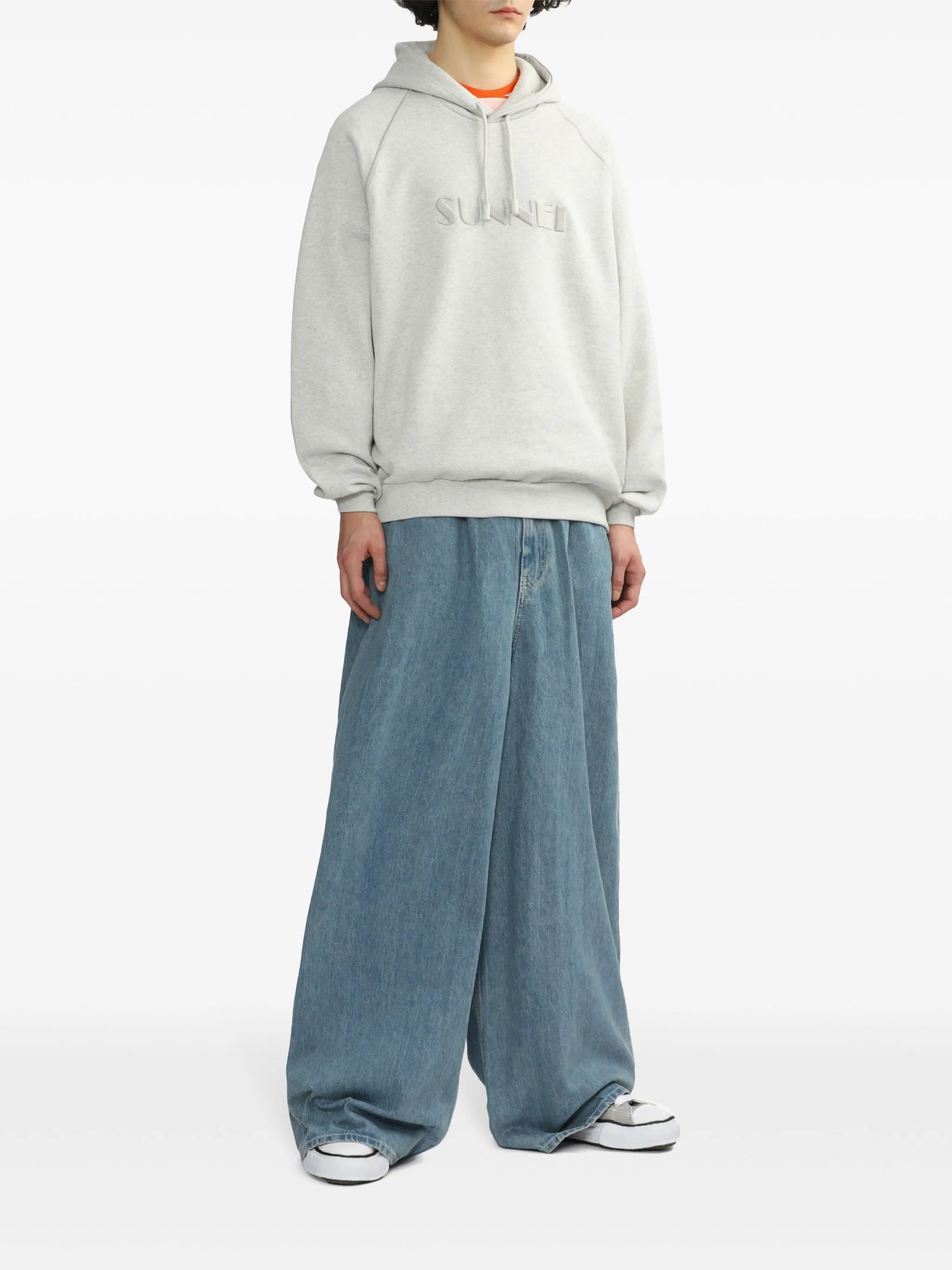 Hoodie Light Grey Melange