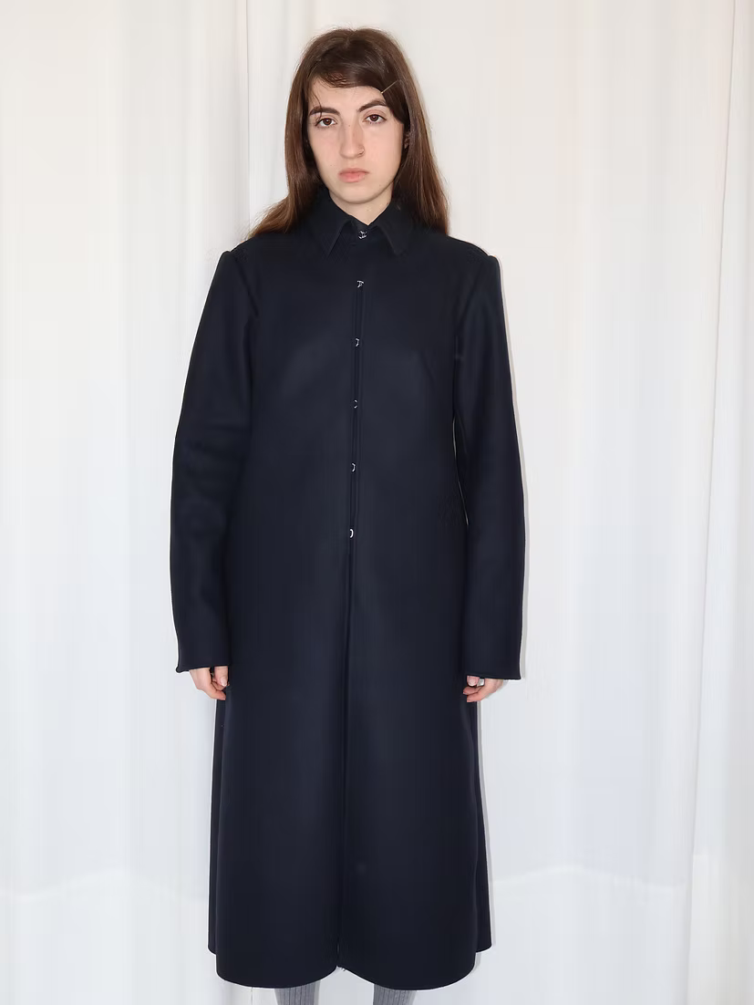 Wool Coat Navy