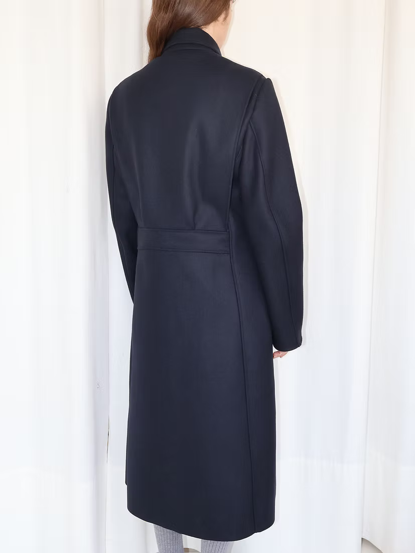 Wool Coat Navy