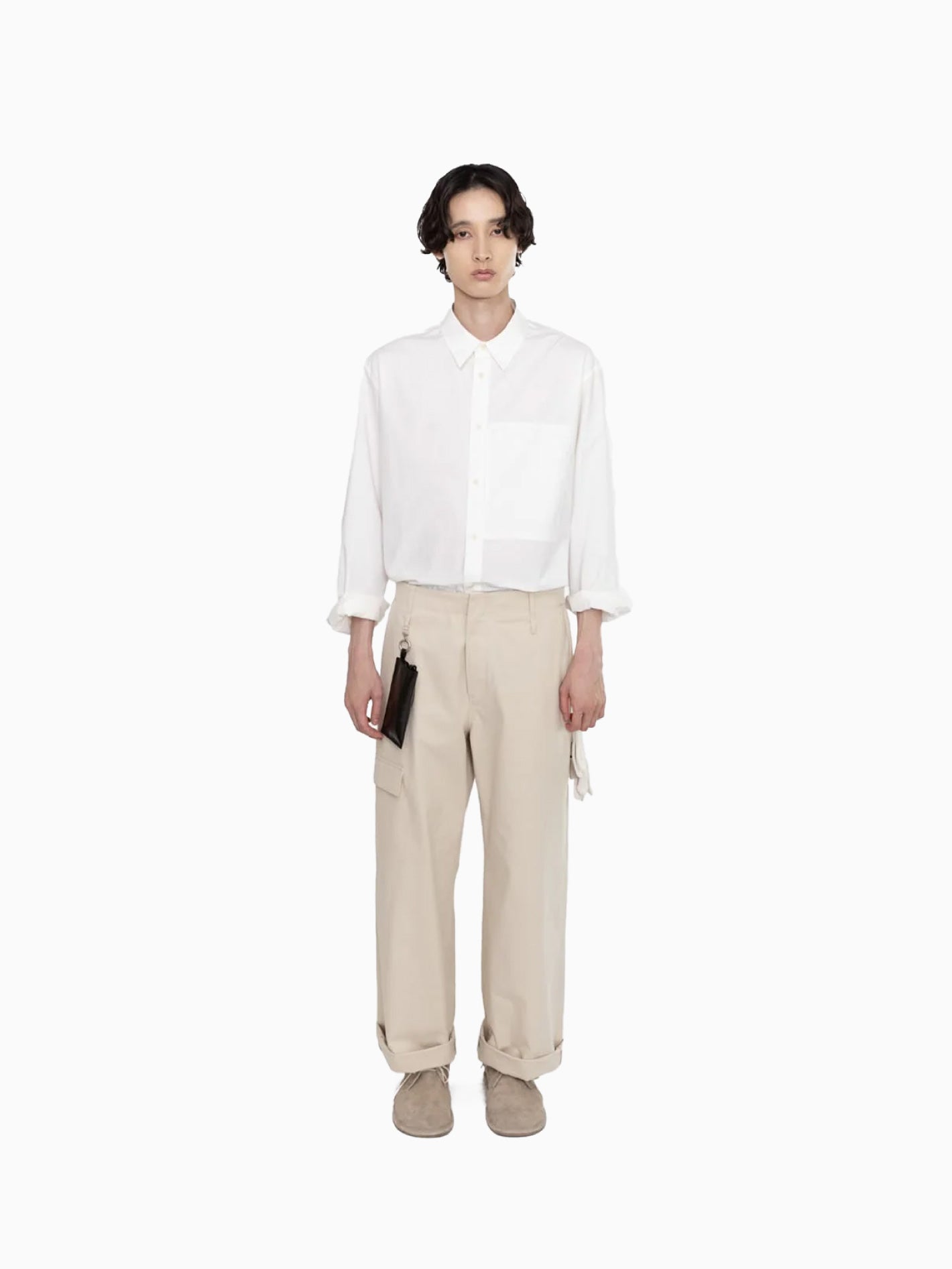 Basic Pocket Shirt Ivory