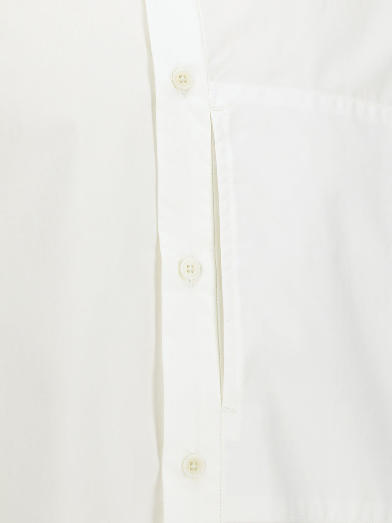 Basic Pocket Shirt Ivory