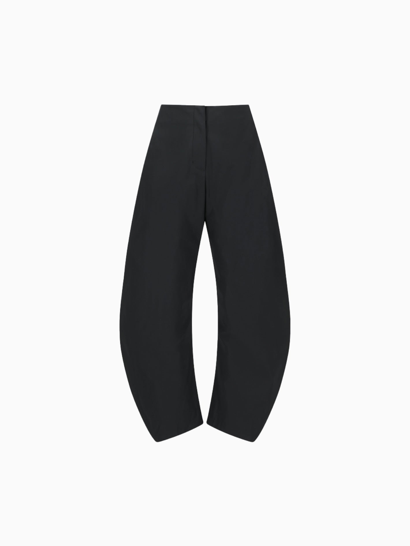 Curved Silhouette Pants Black