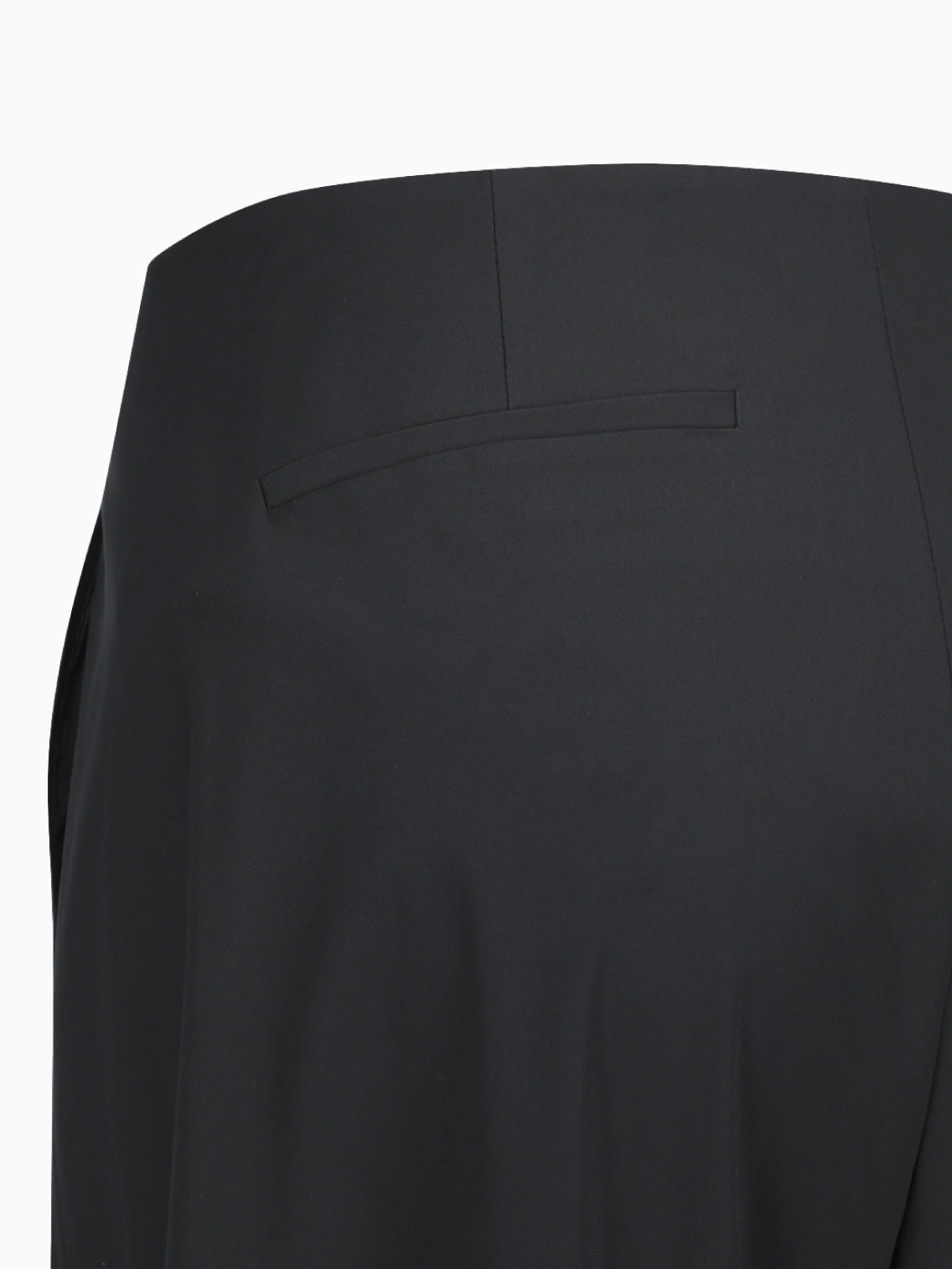 Curved Silhouette Pants Black