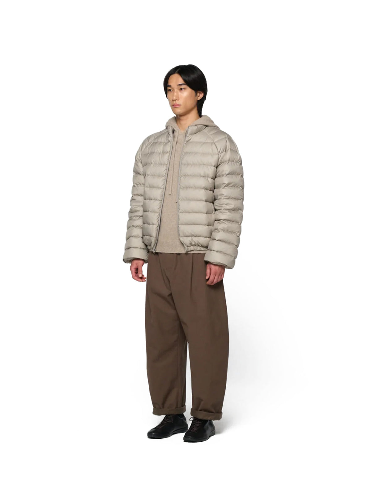 Cotton Banding Pants Brown