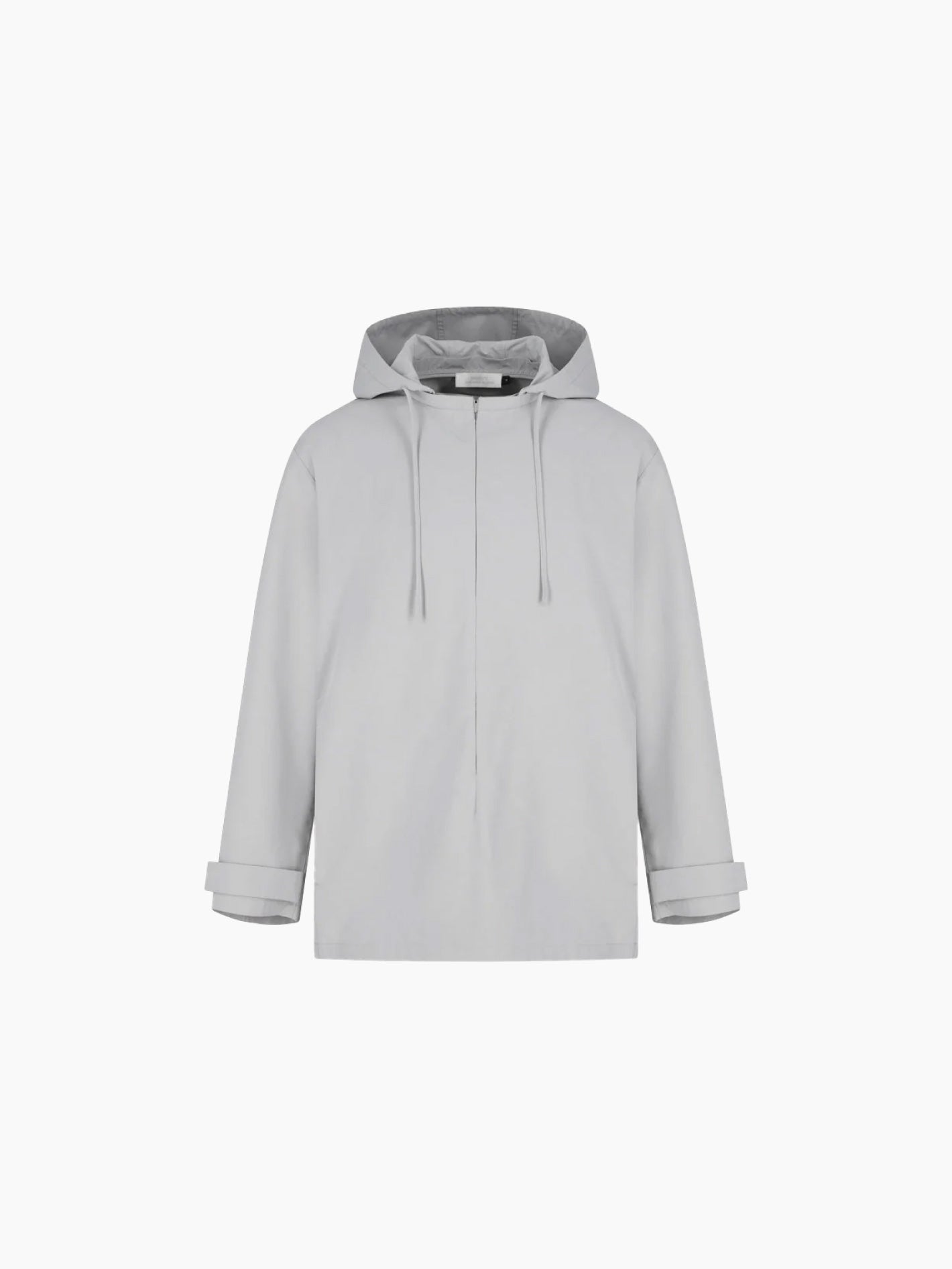 Detachable Hood Shirts Grey