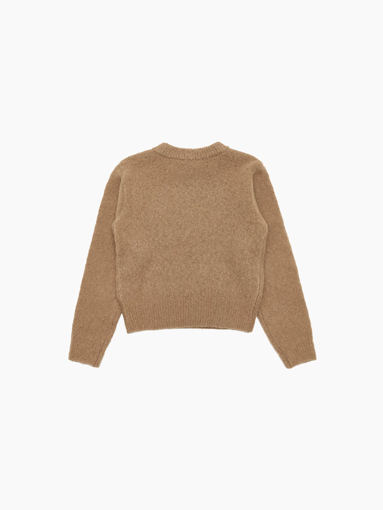 Fluffy Brushed Knit Beige