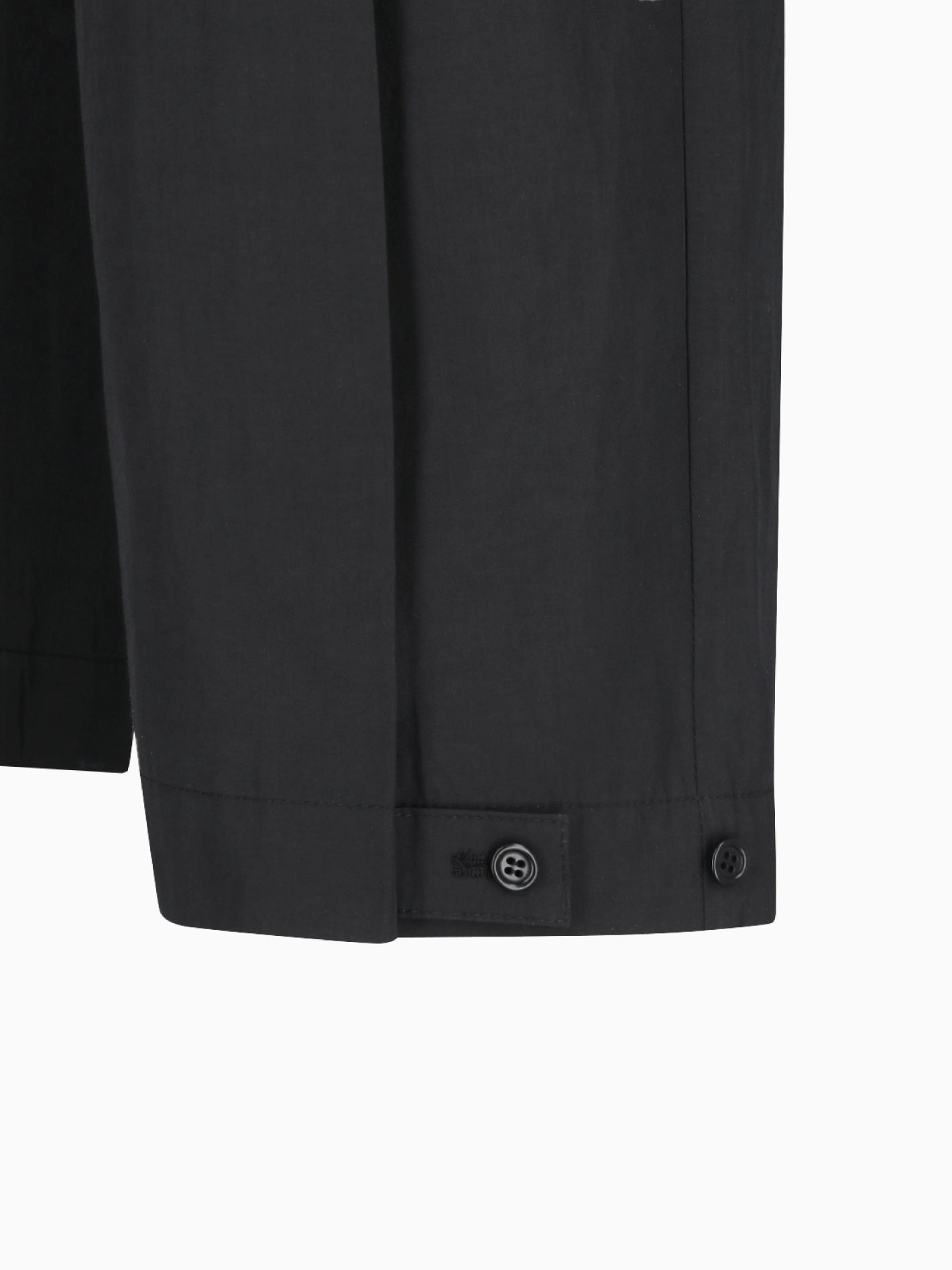 Button Garçonne Pants Black