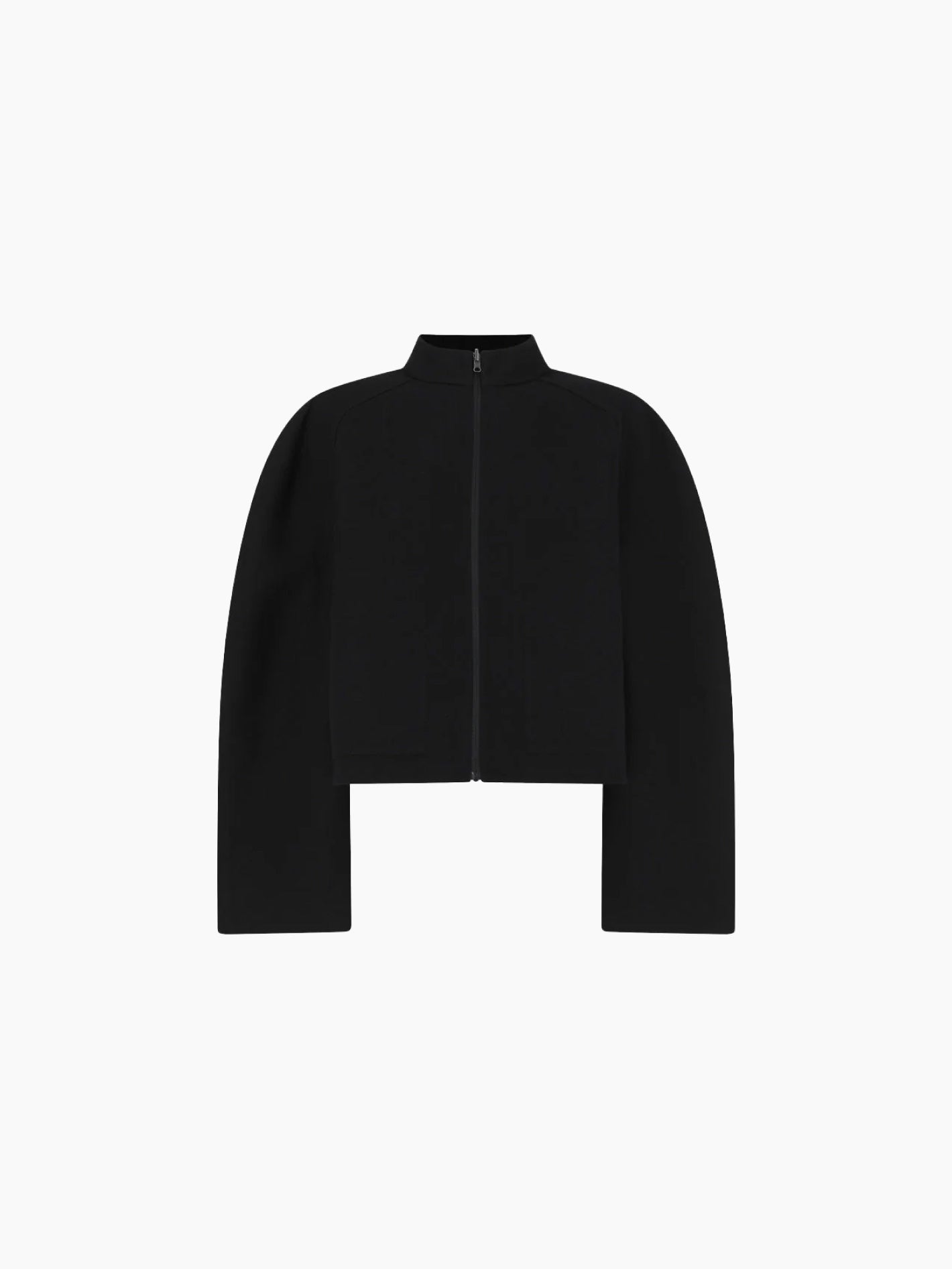 Handmade Raglan Crop Jacket Black