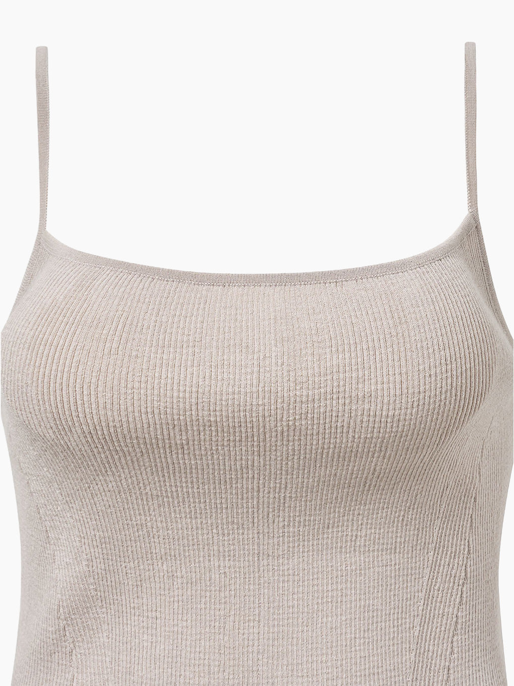Knit Sleeveless Top Grey