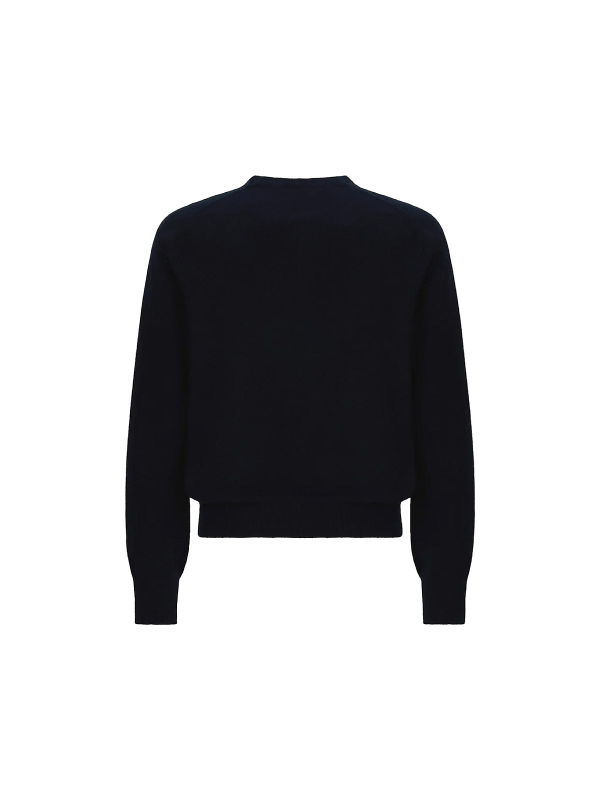Men's Cashmere Crewneck Cardigan Navy