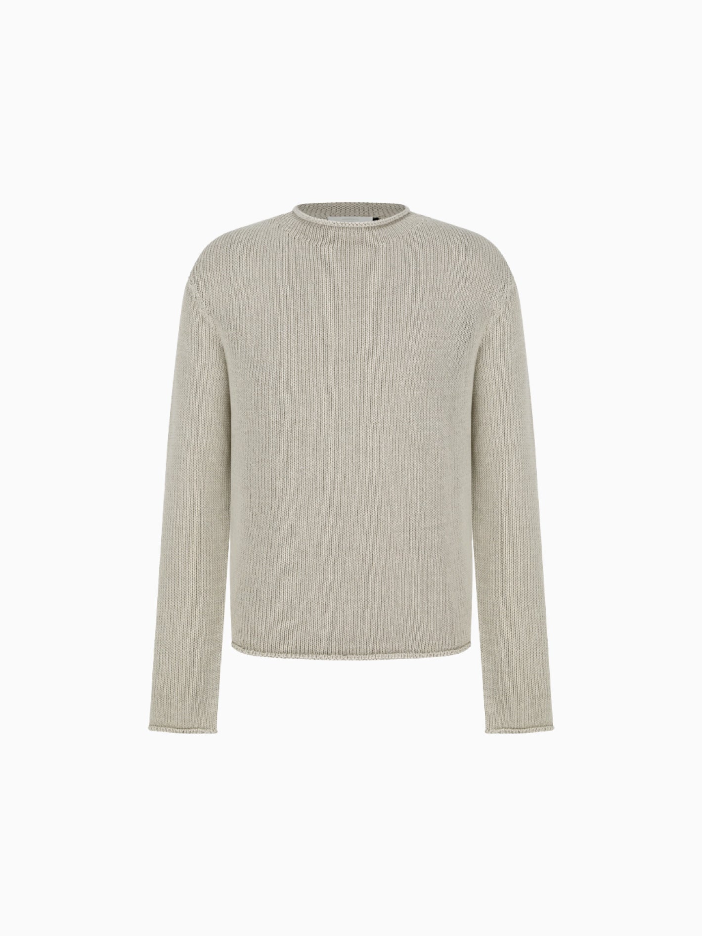 Paper Yarn Pullover Beige