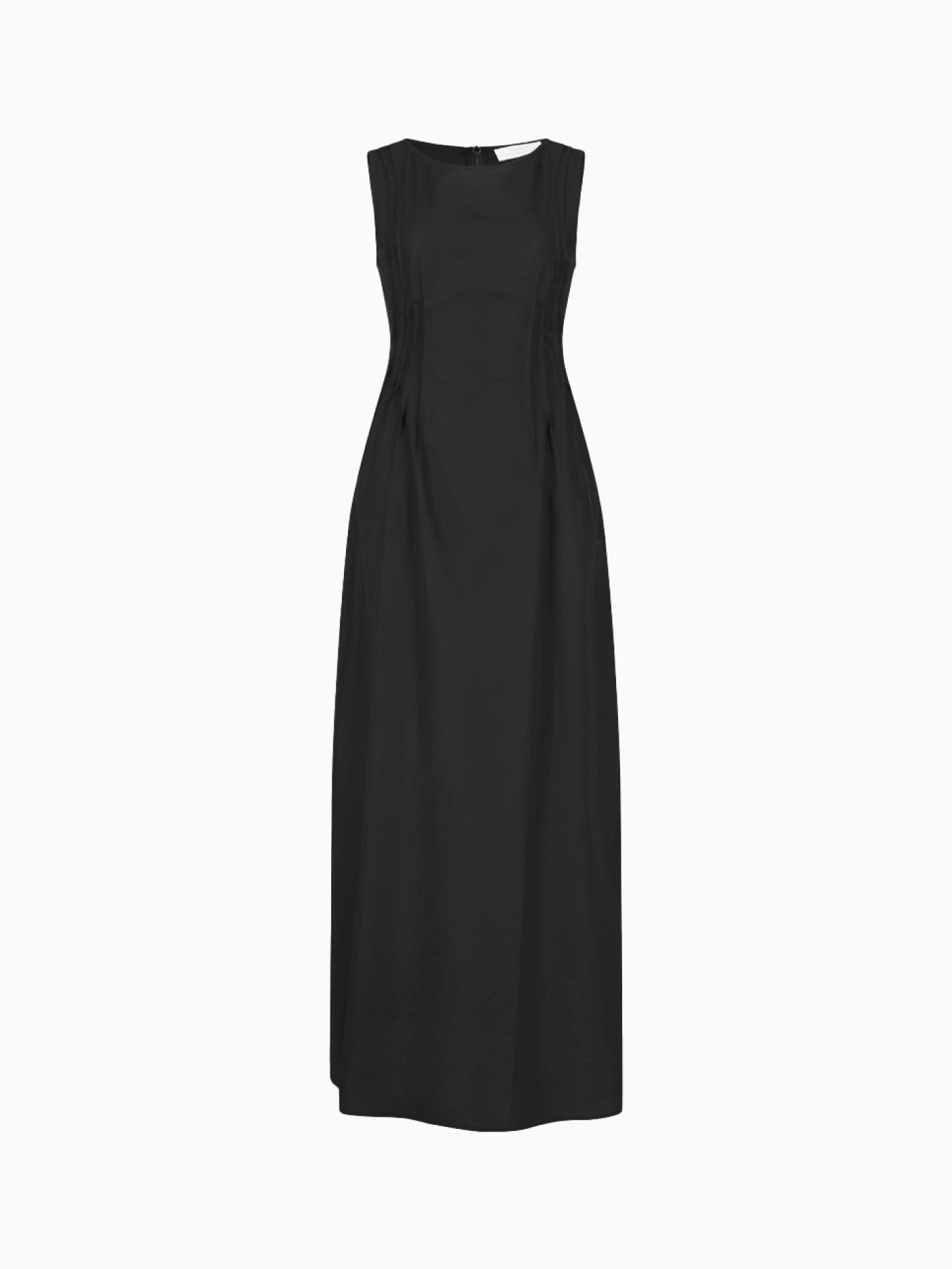 Pintuck Dress Black