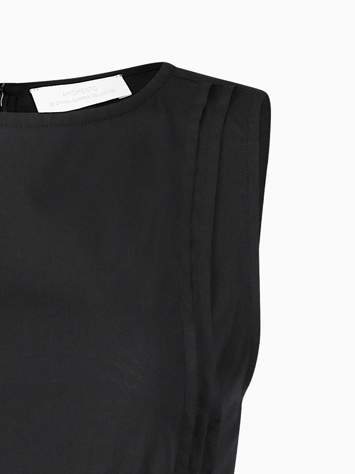 Pintuck Dress Black