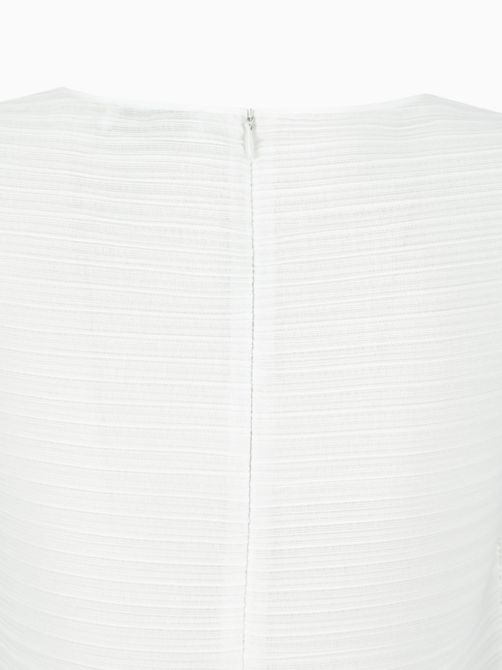 Pleats Hourglass Mini Dress White