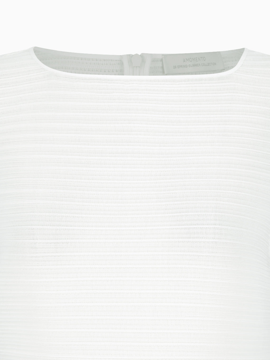 Pleats Hourglass Mini Dress White