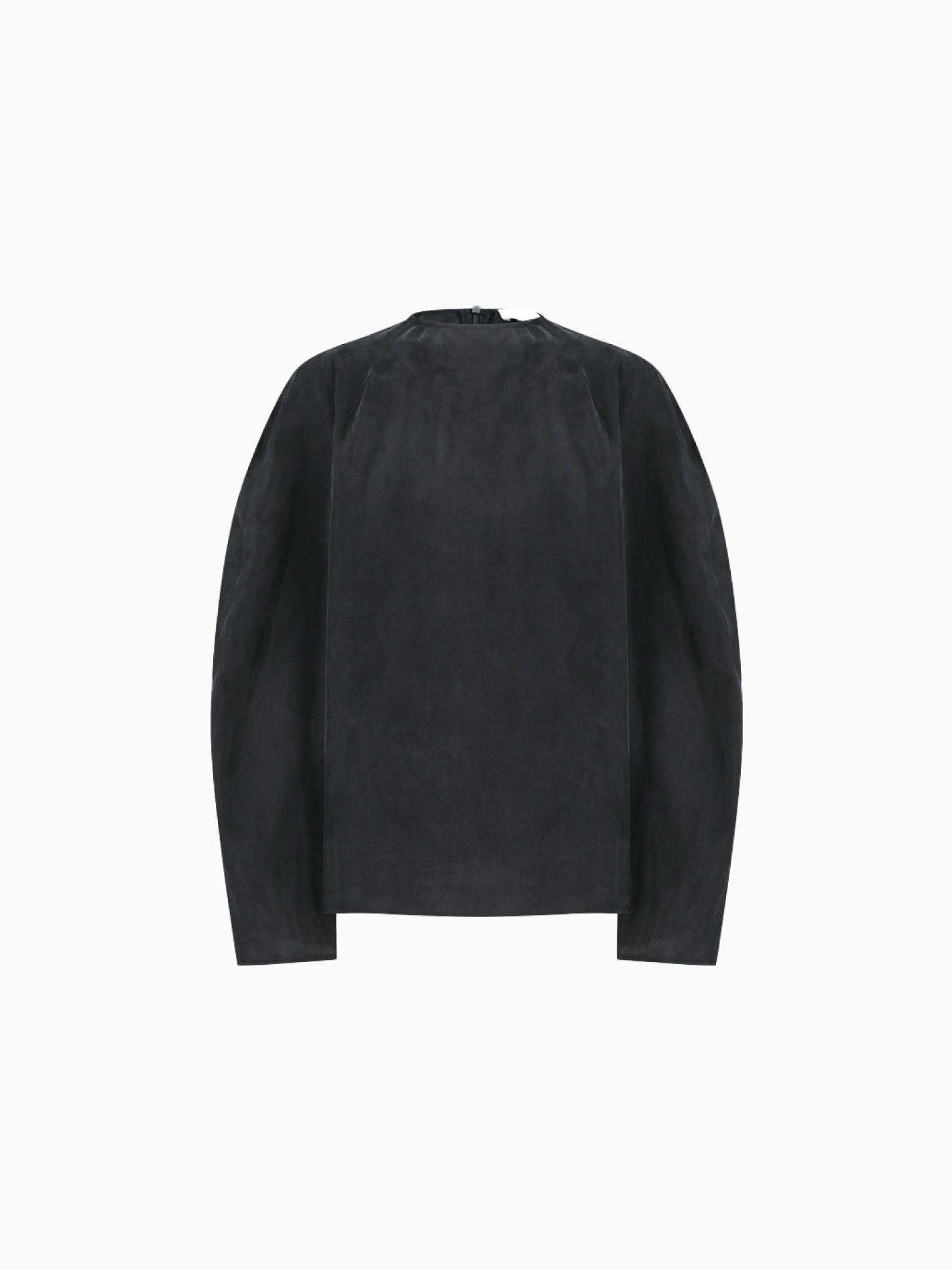 Raglan Cupro Top Charcoal