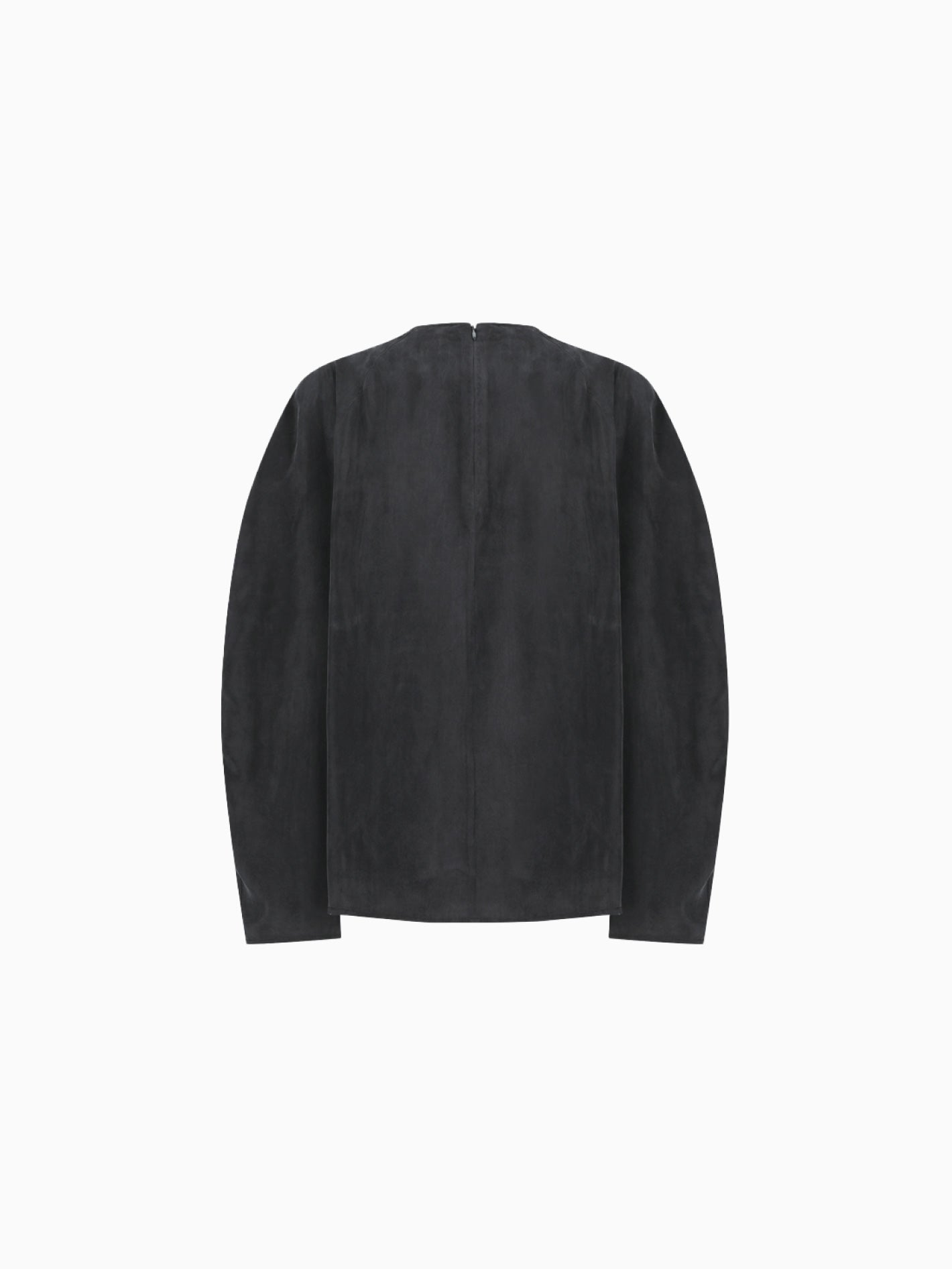 Raglan Cupro Top Charcoal