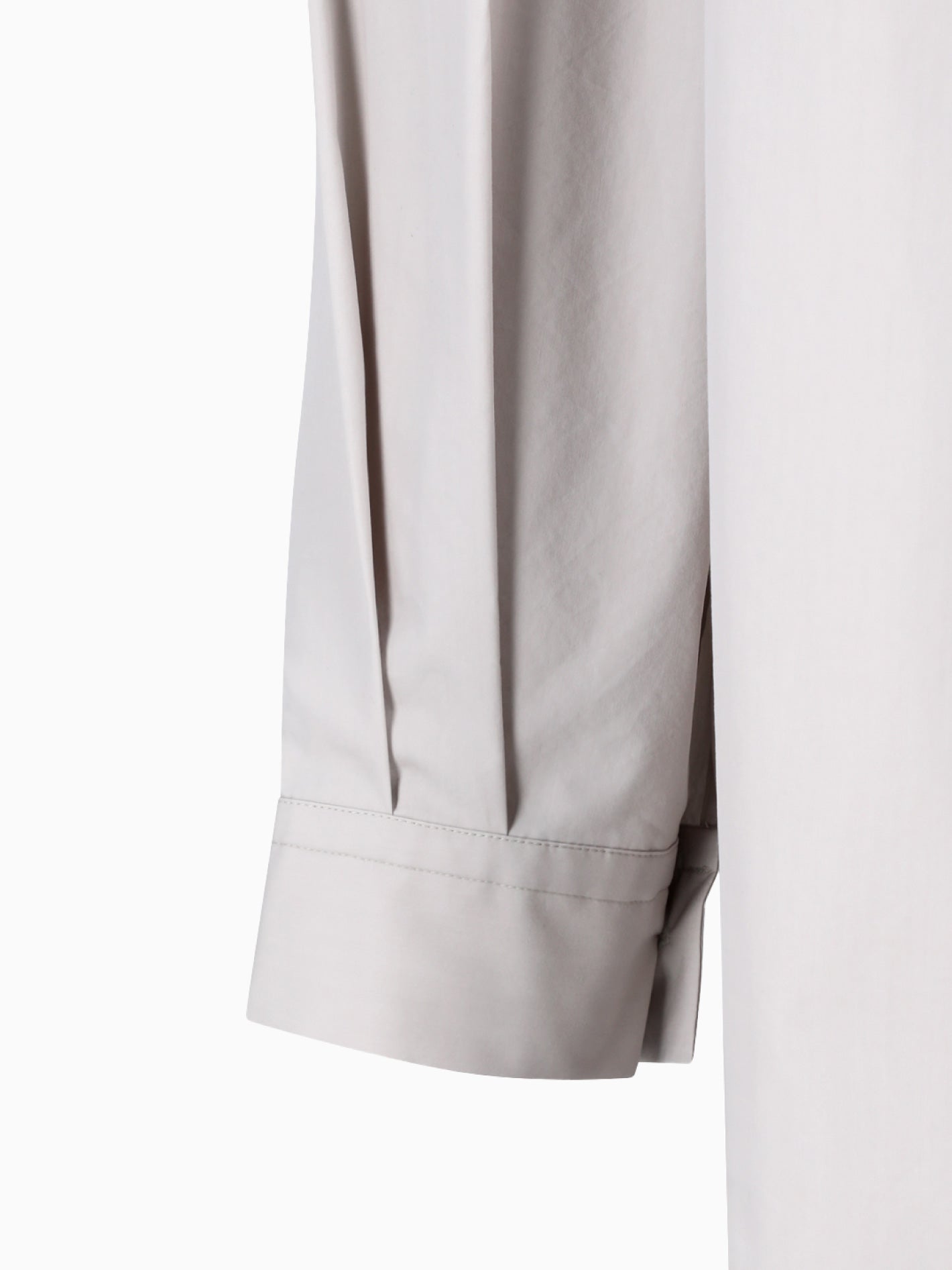 Square Pocket Oversized Shirt Beige