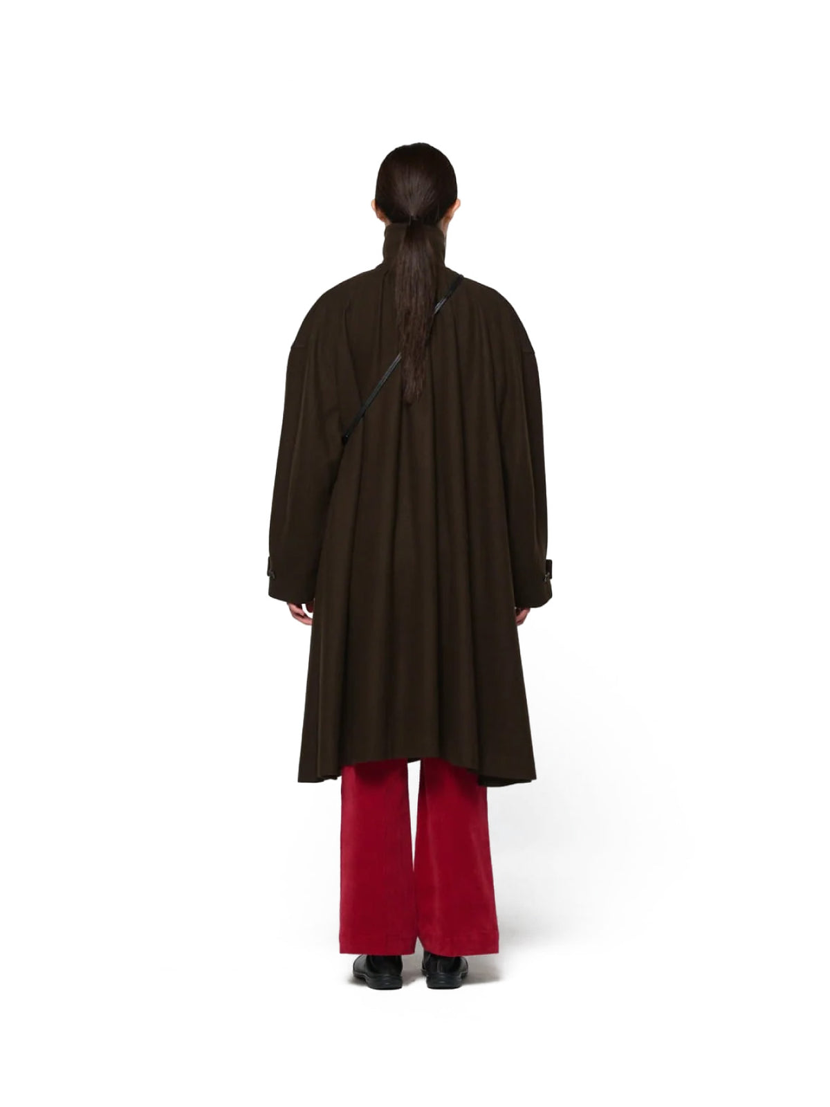 Shirring Coat Brown