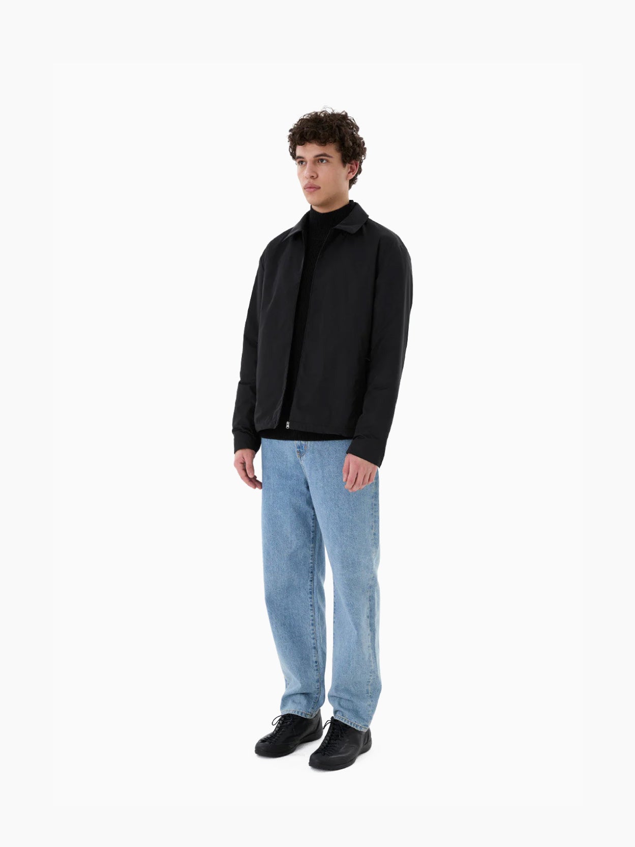 Taffeta Padded Jumper Black