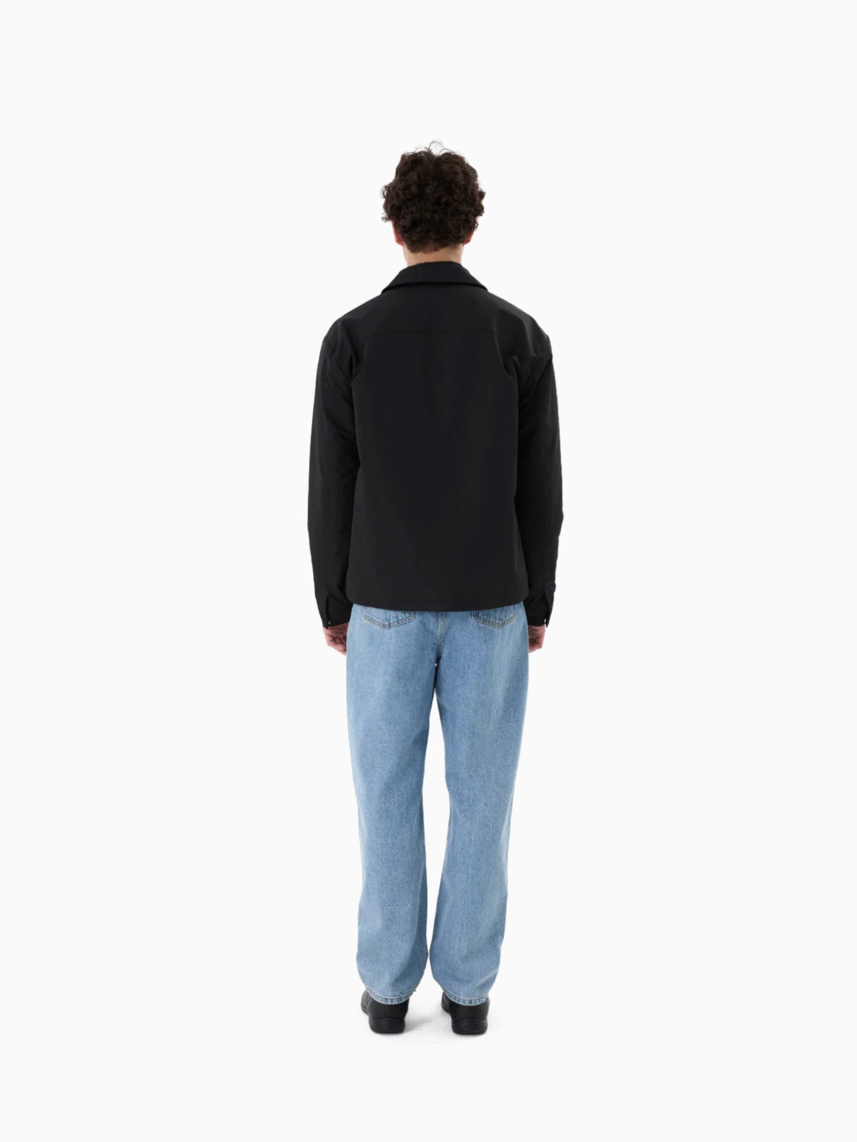 Taffeta Padded Jumper Black