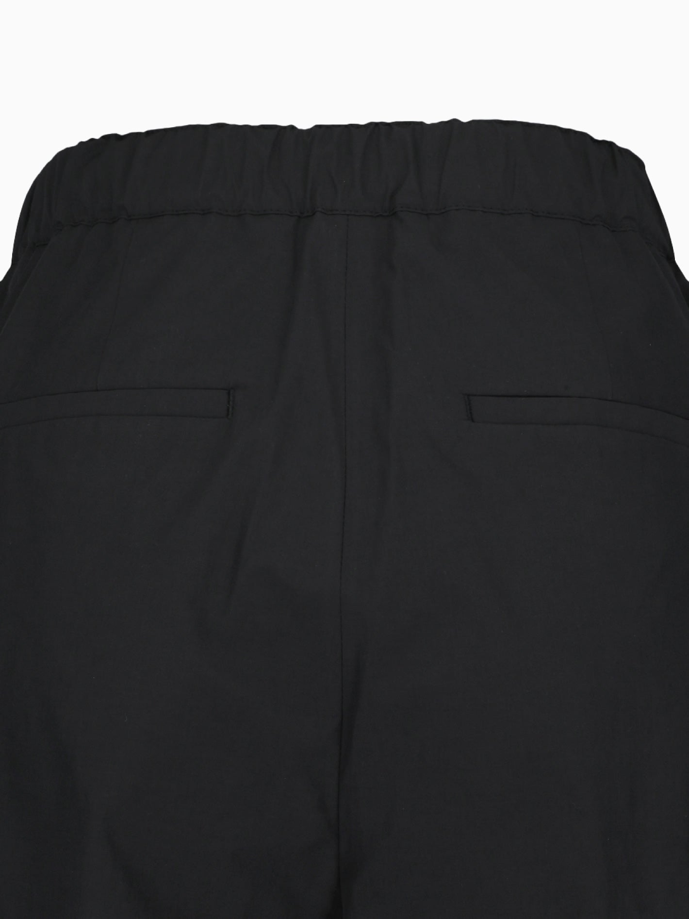 Three Tuck Banding Pants Black