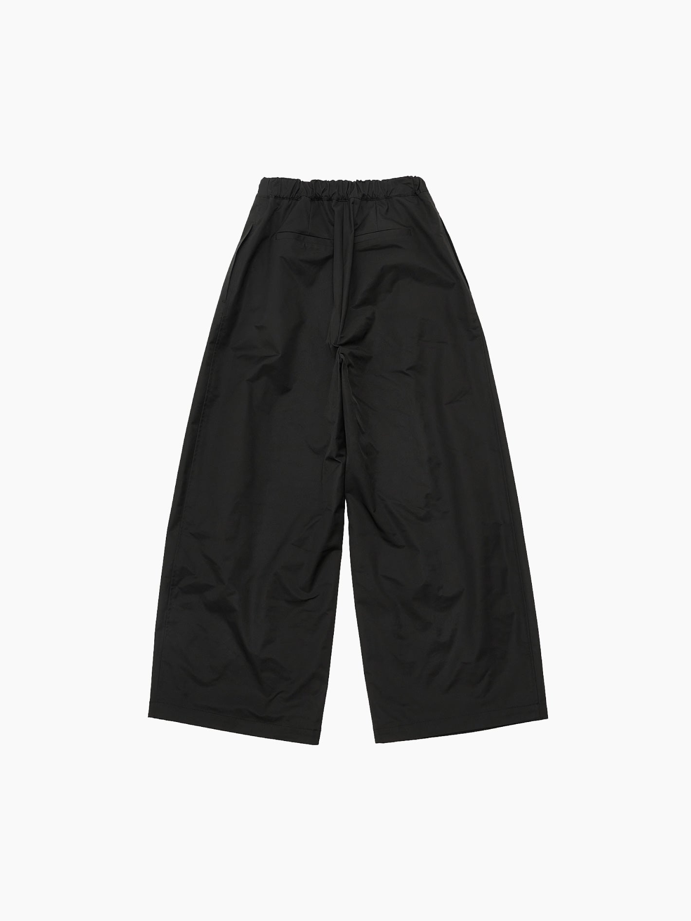 Two Tuck Balloon Pants Black