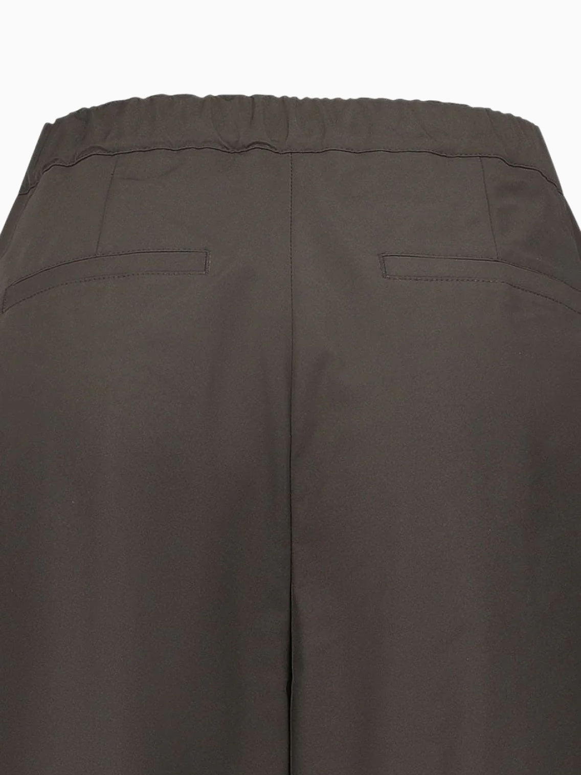 Two Tuck Balloon Pants Dark Brown