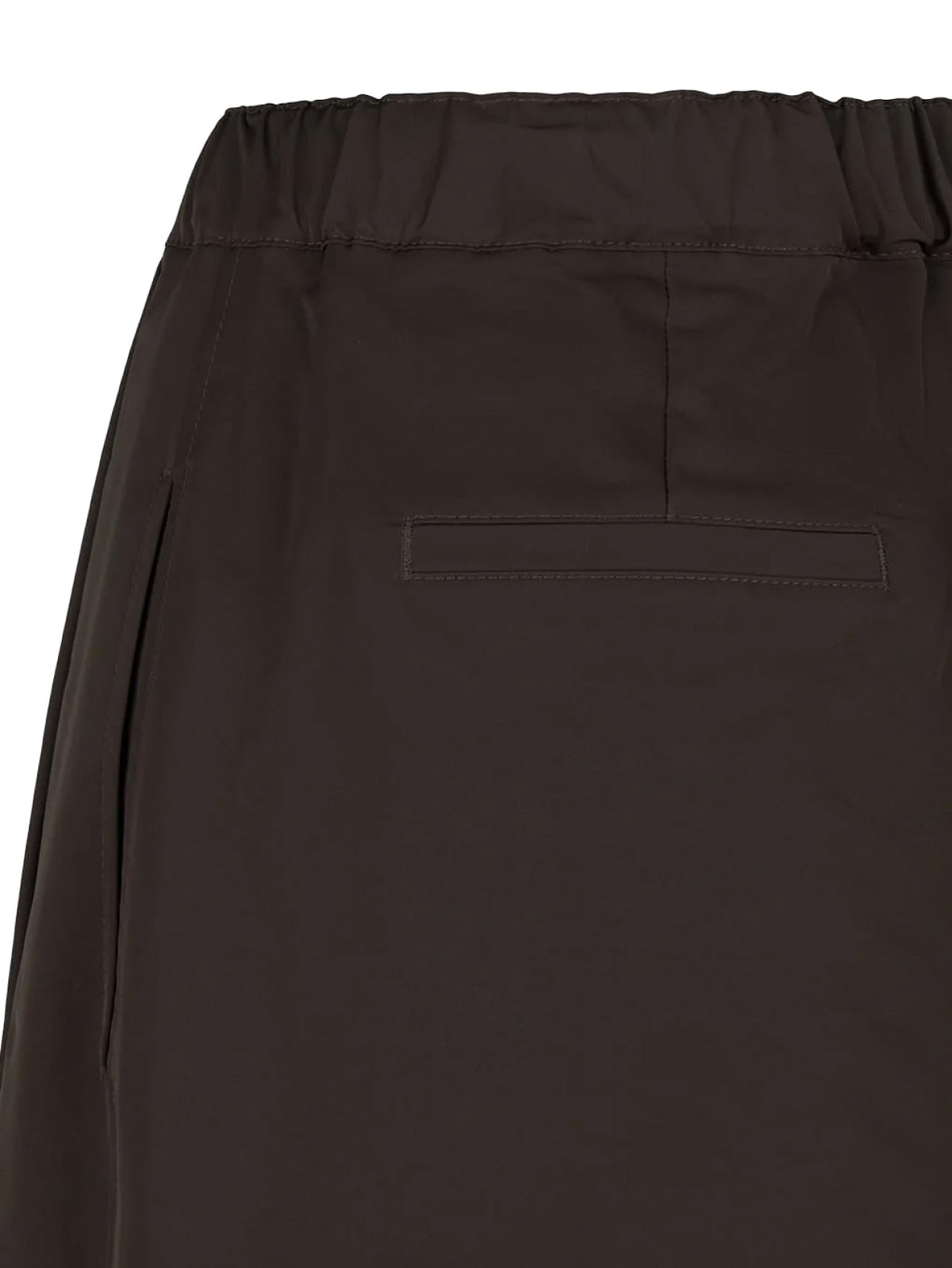 Two Tuck Balloon Pants Dark Brown