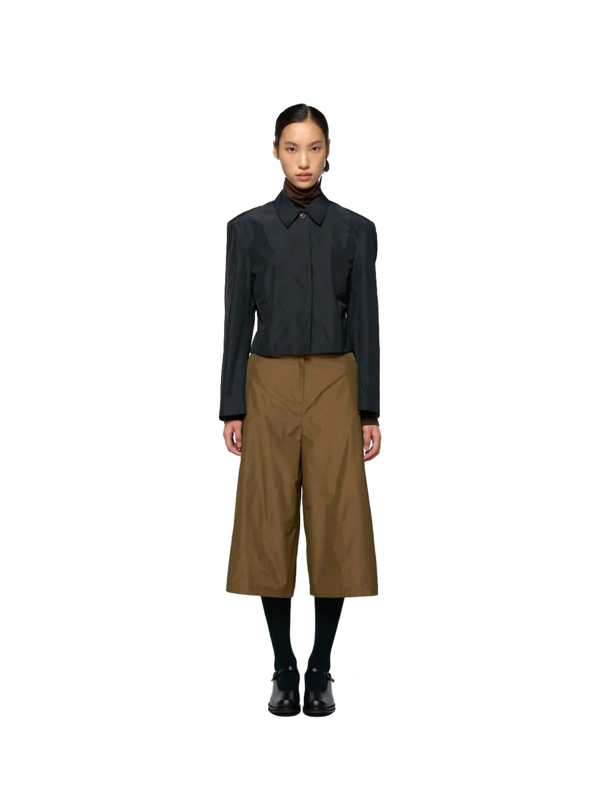 Silk Taffeta Jacket Black