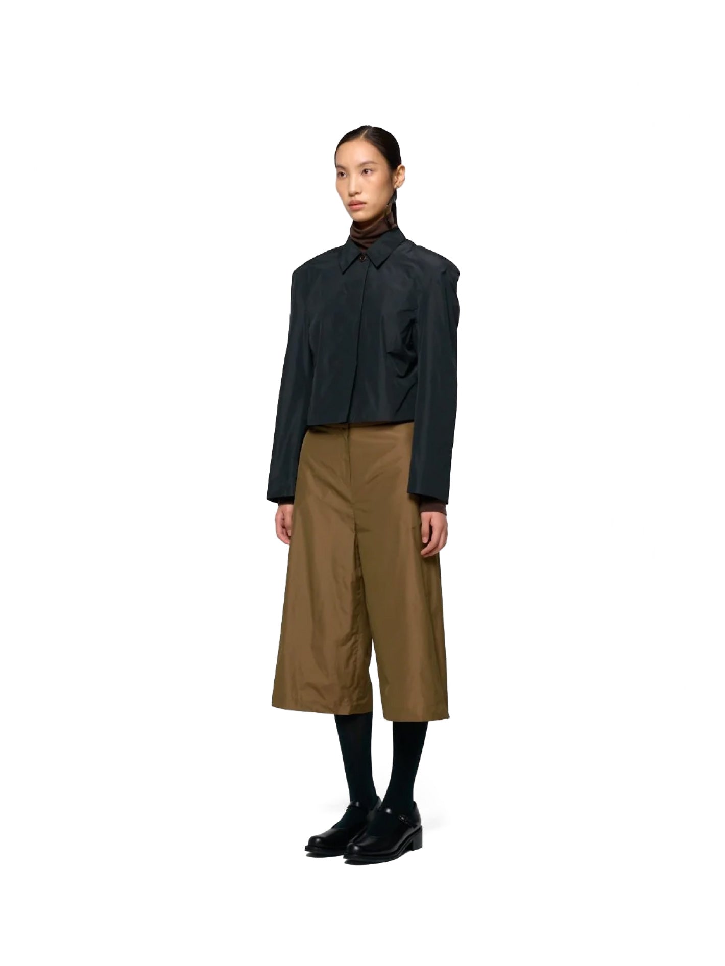 Silk Taffeta Jacket Black