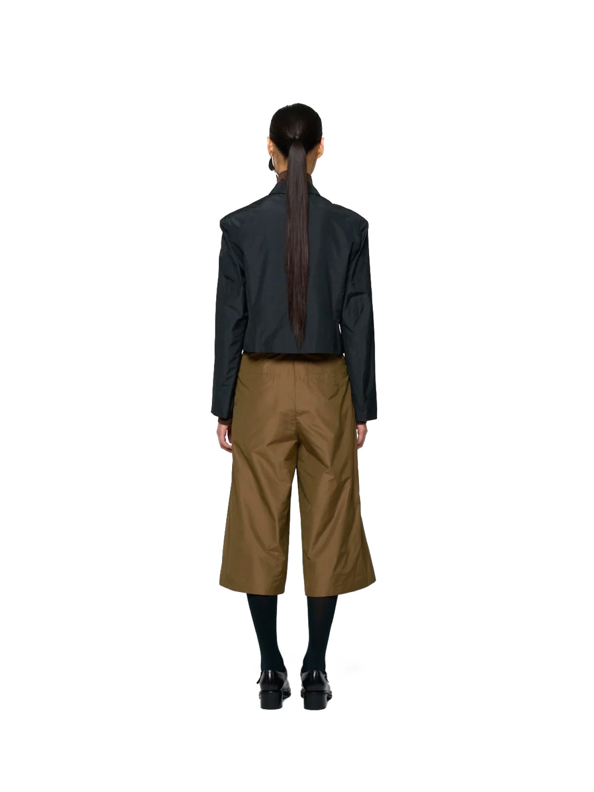 Silk Taffeta Jacket Black