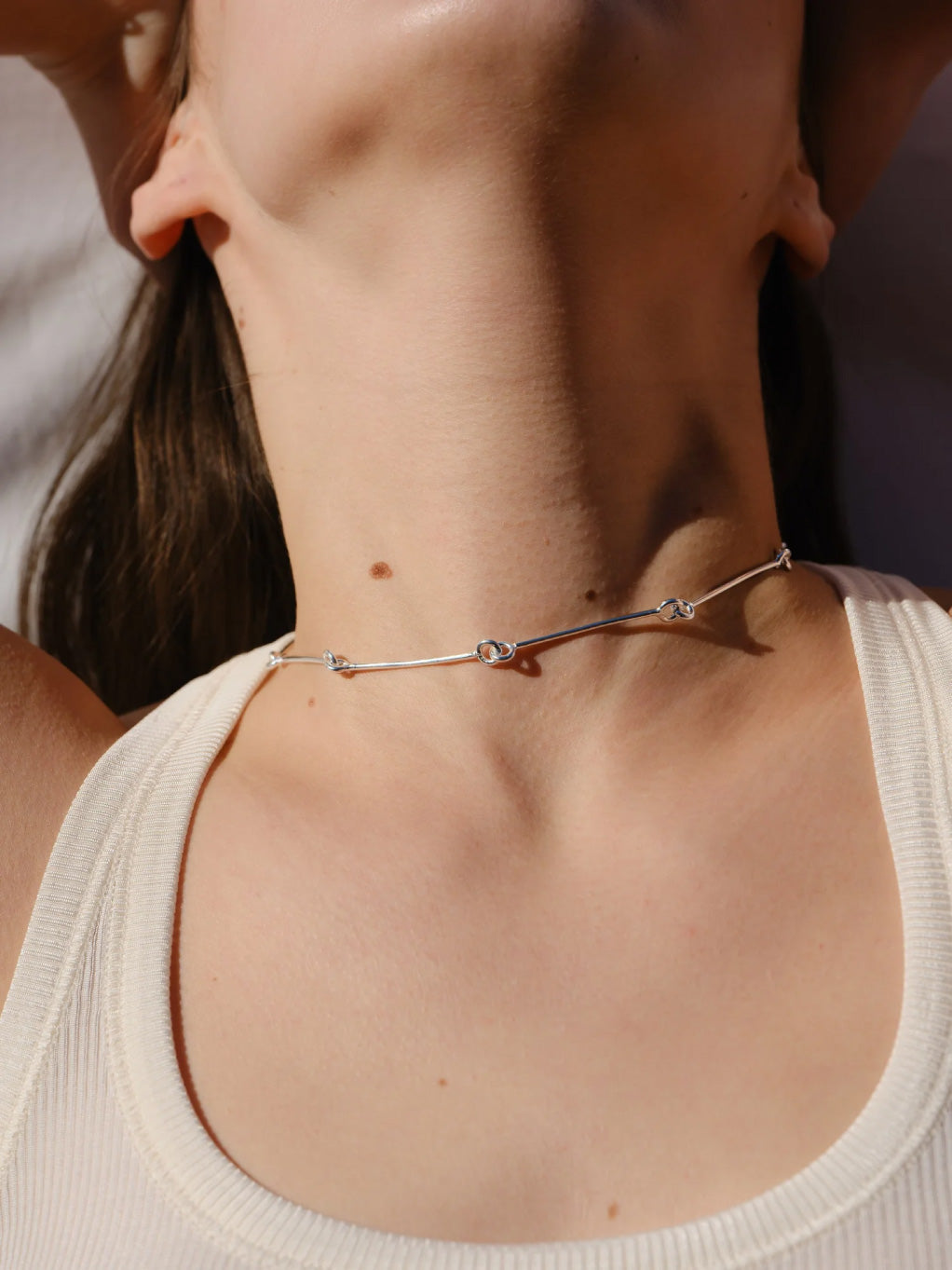 Articulated Silver Necklace