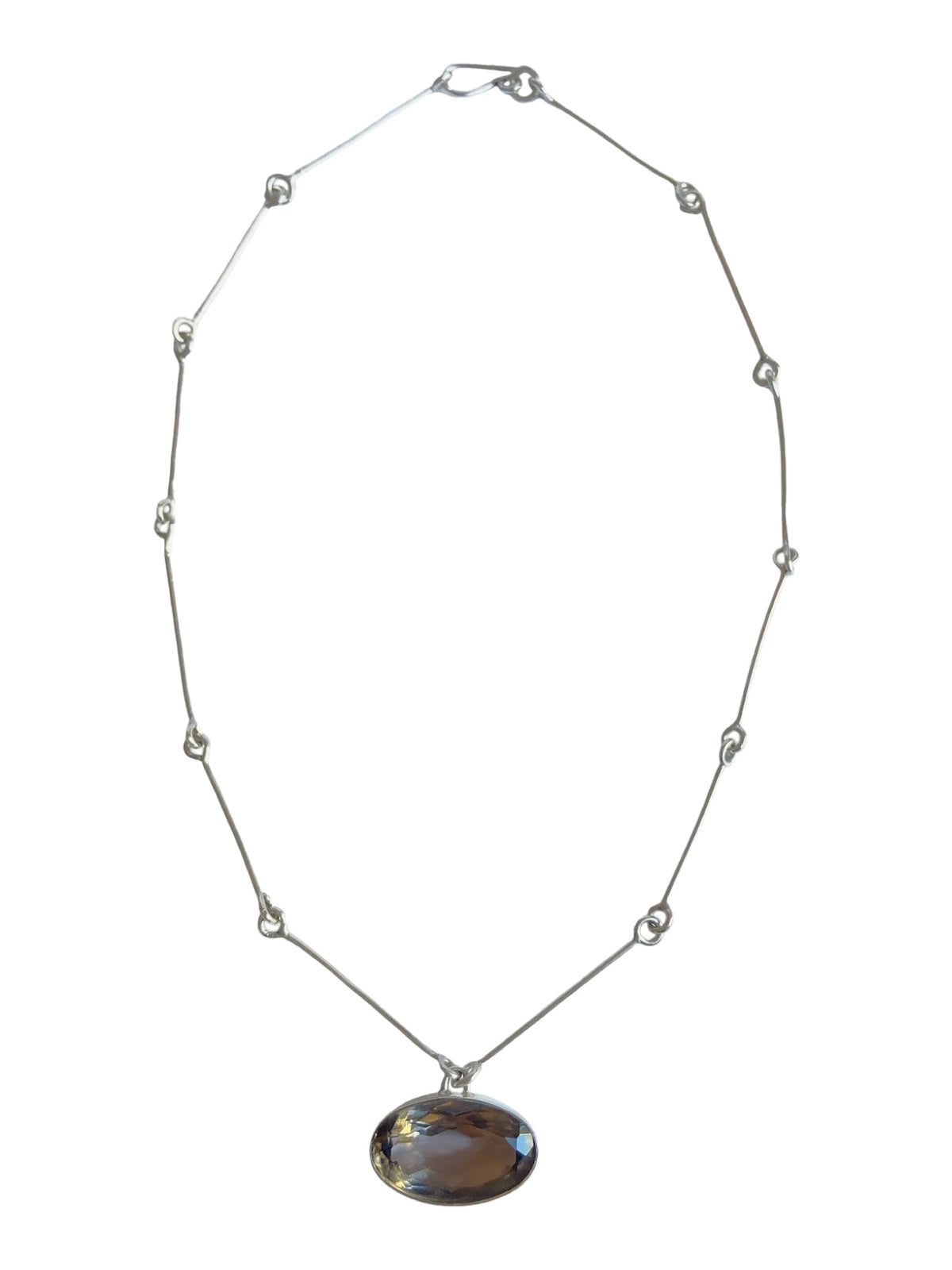 Articulated Necklace Smoky Quartz