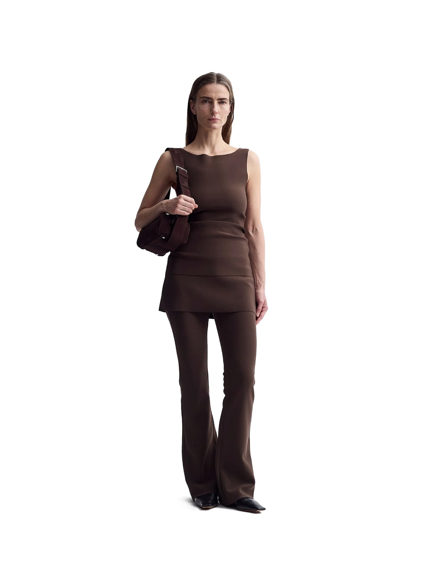 Drape Top Chocoa Brown