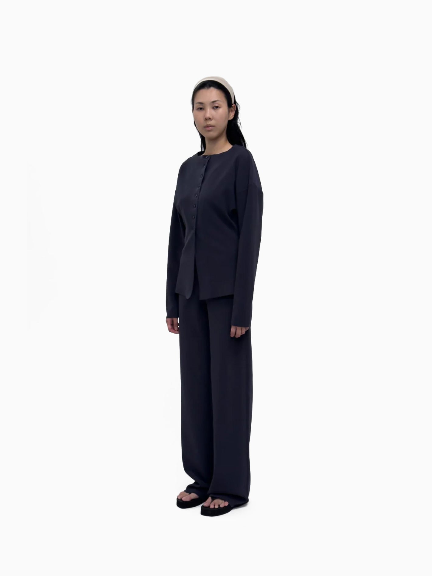 Lay 2 Straight Trousers Mood Indigo