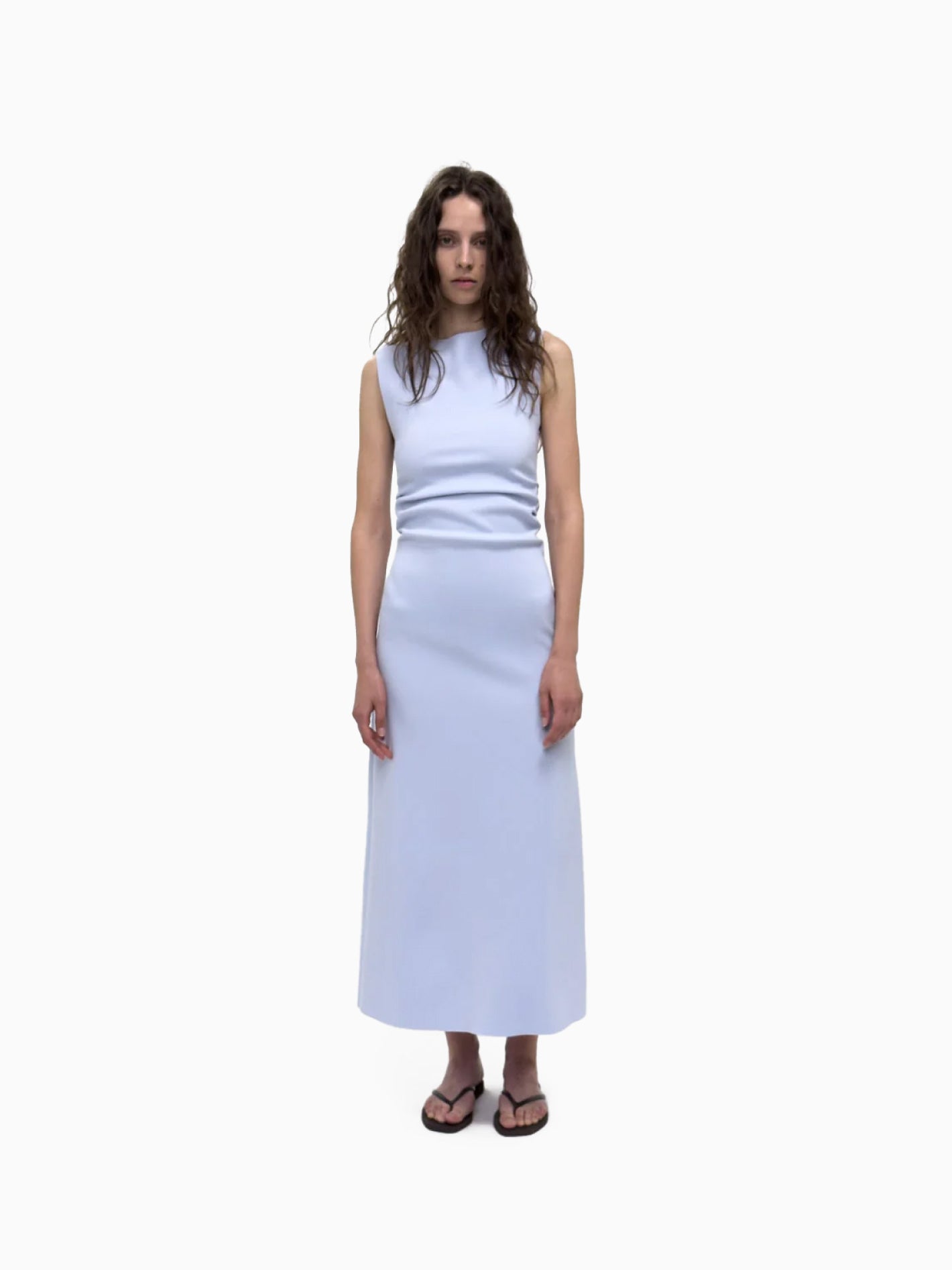 Lay 2 Drape Dress Baby Blue