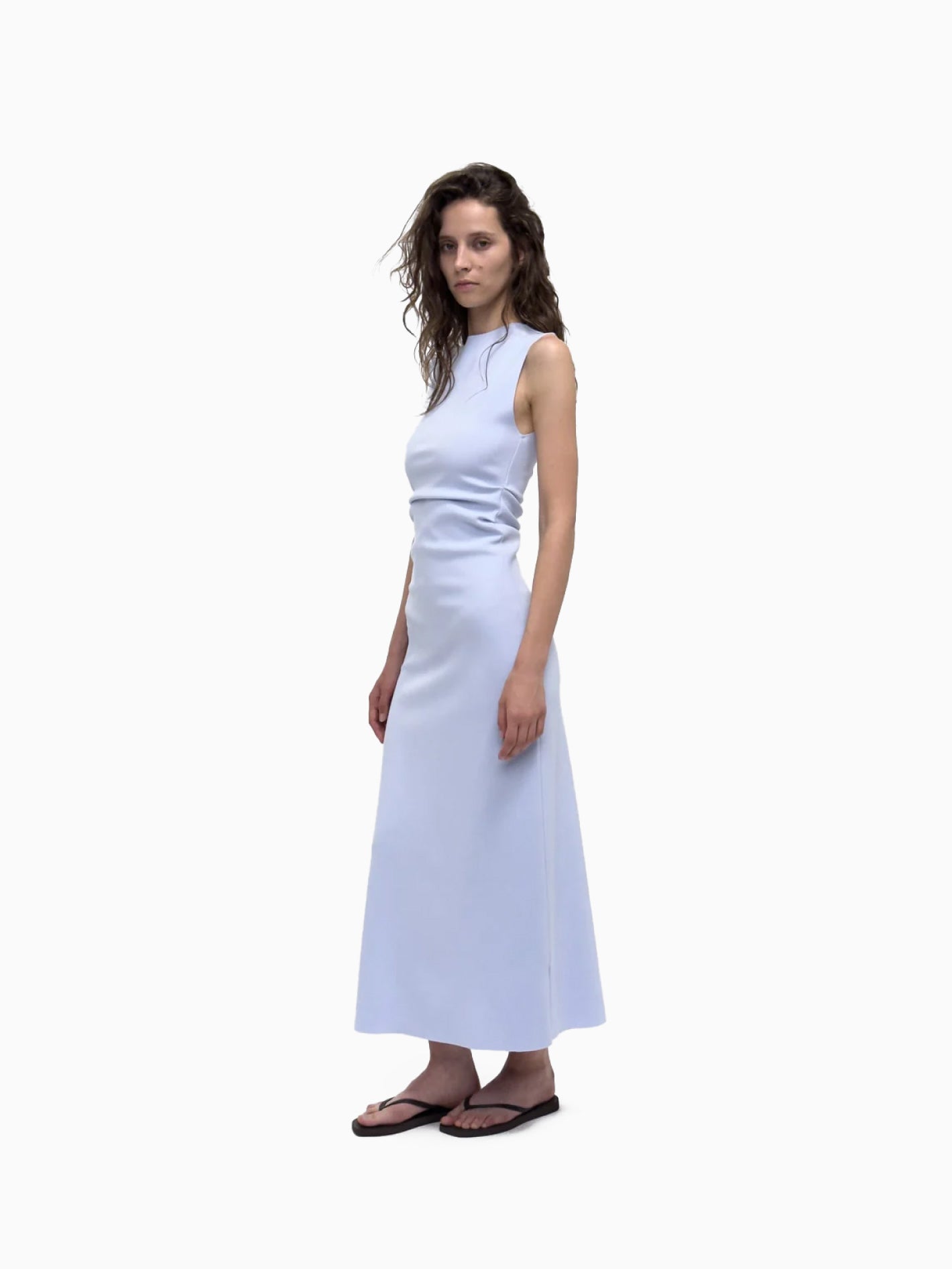 Lay 2 Drape Dress Baby Blue