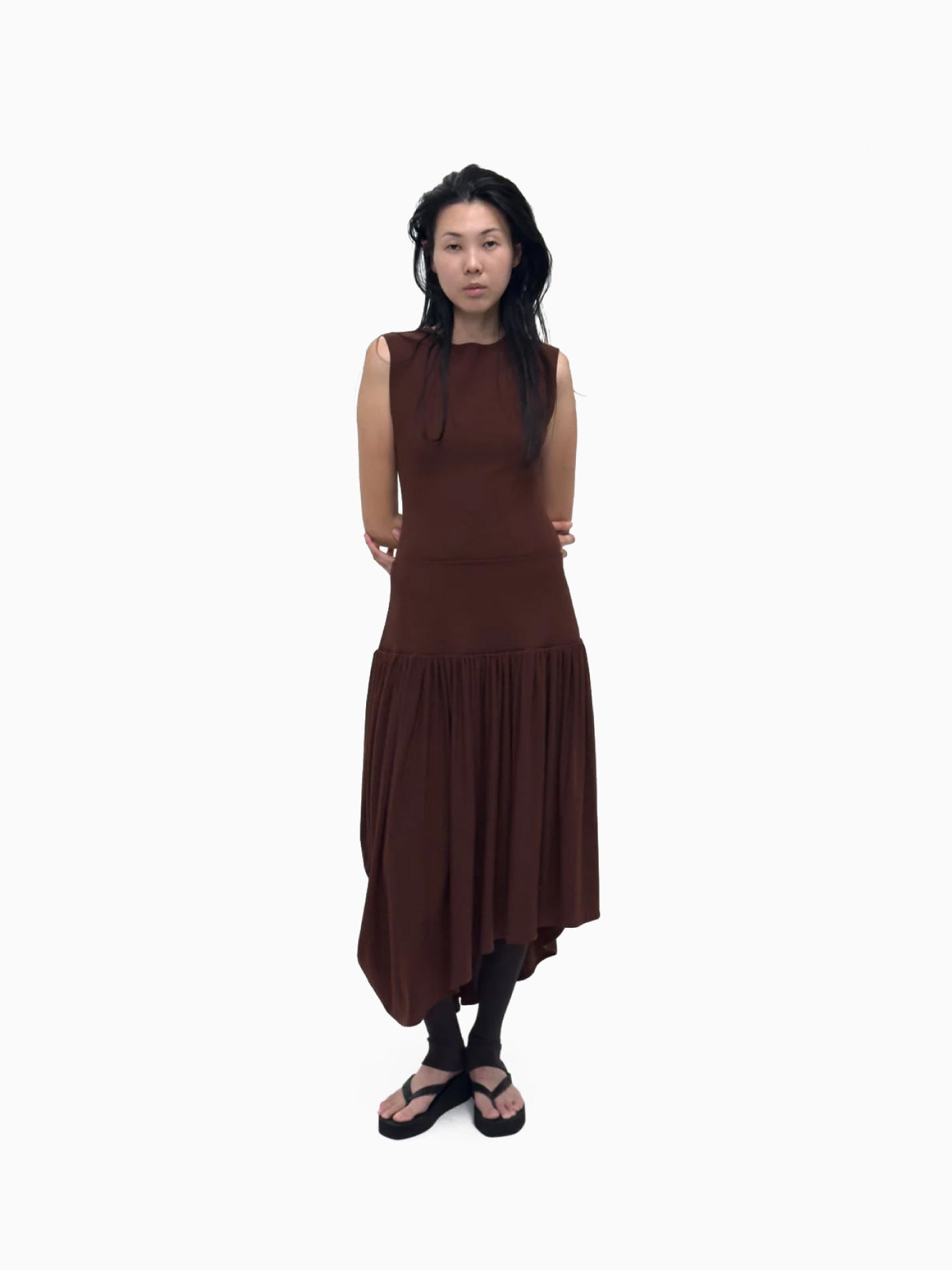 Gathered Skirt Brick