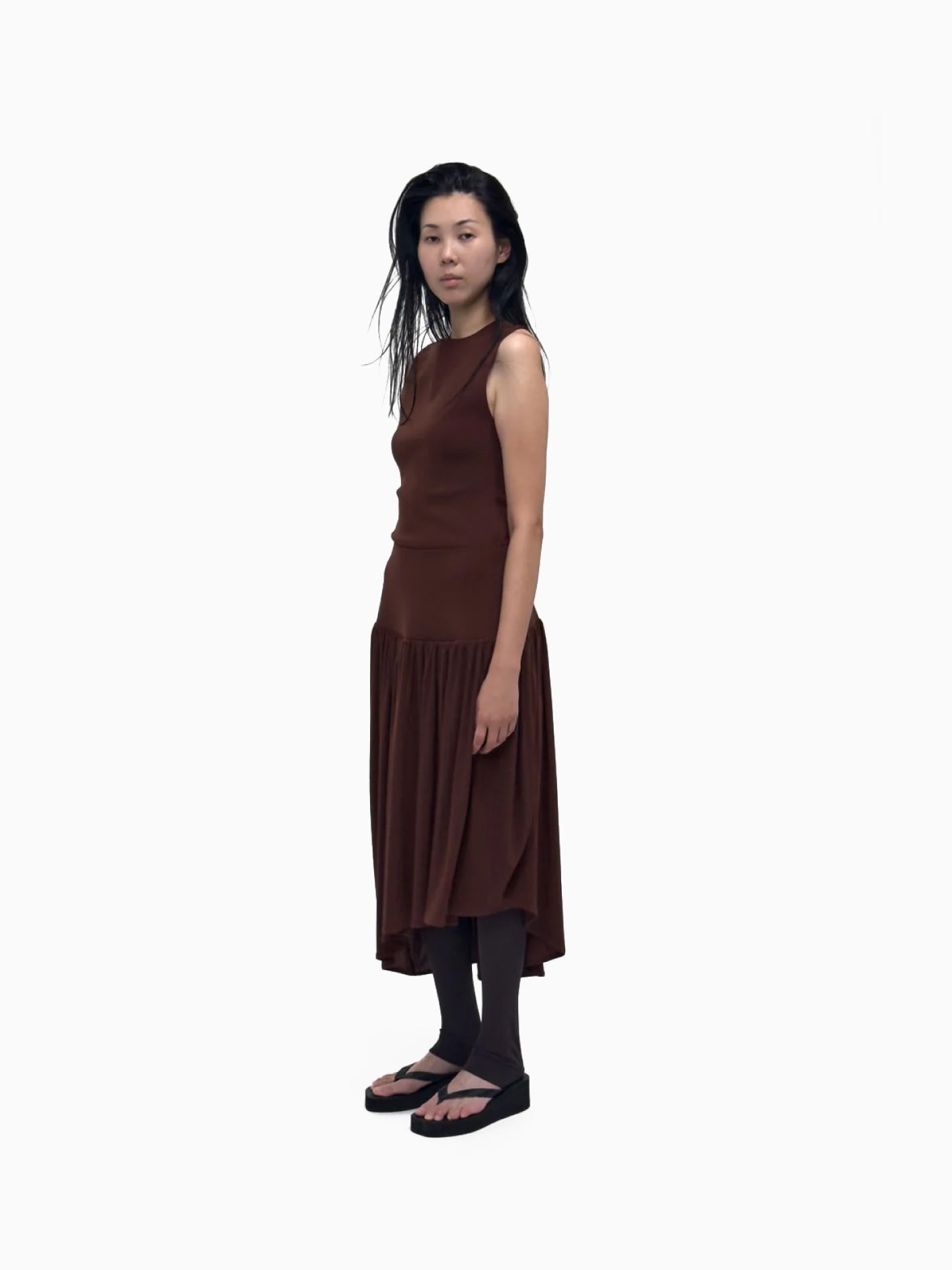 Gathered Skirt Brick
