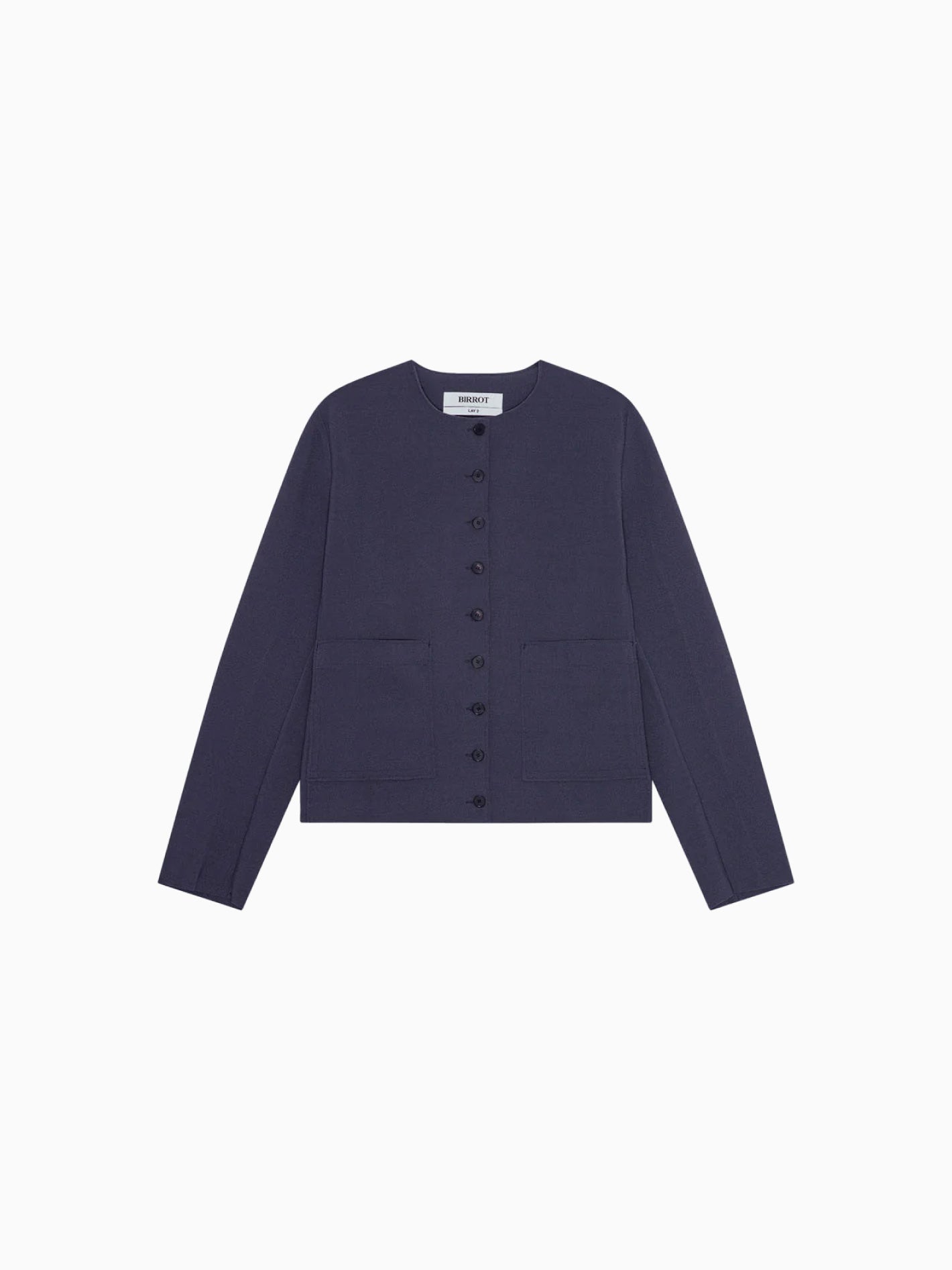 Lay 2 Roundneck Jacket Mood Indigo