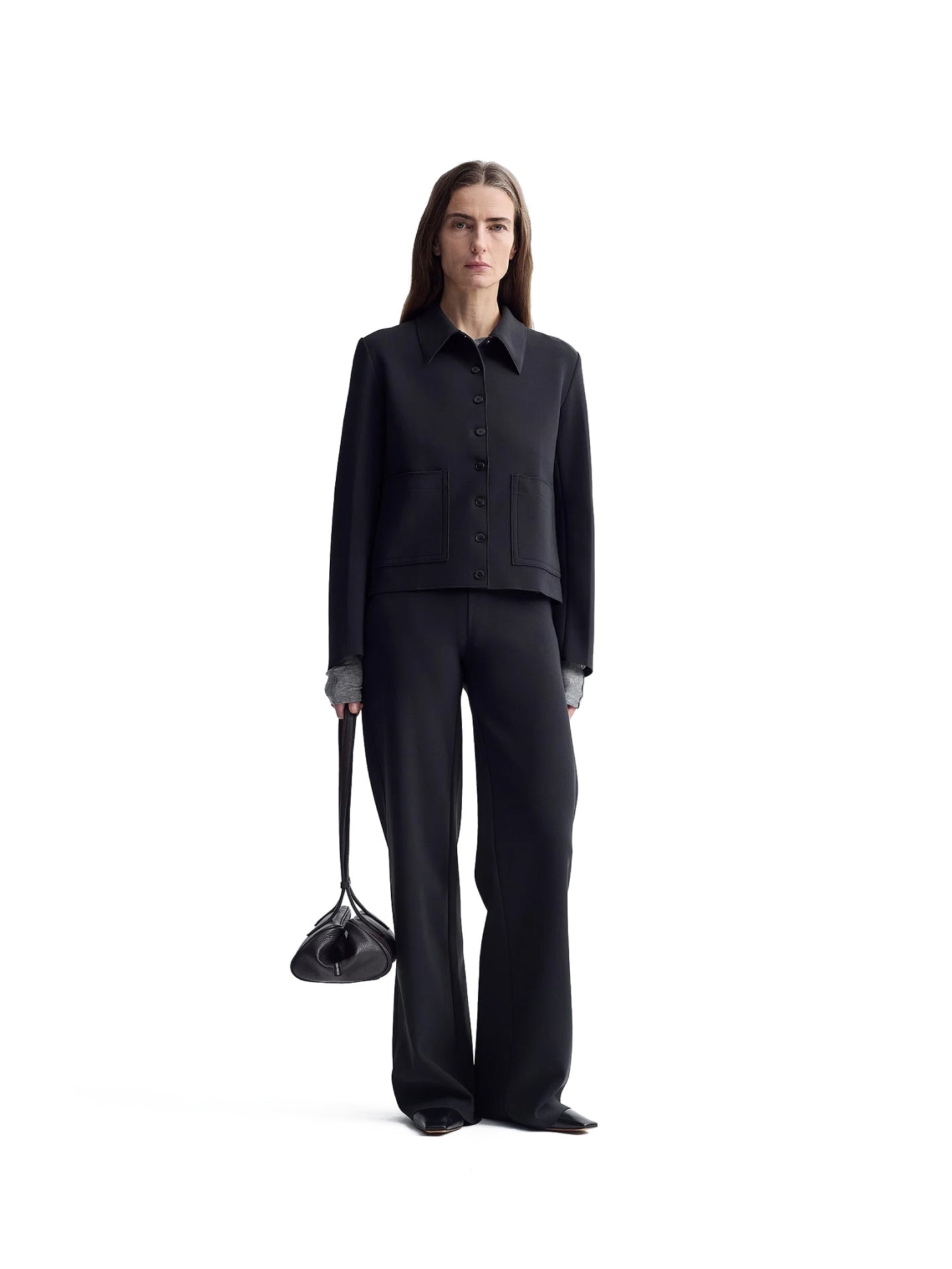 Point Collar Jacket Anthracite