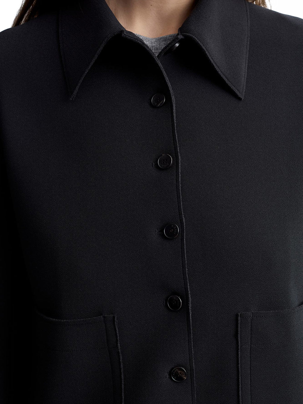 Point Collar Jacket Anthracite