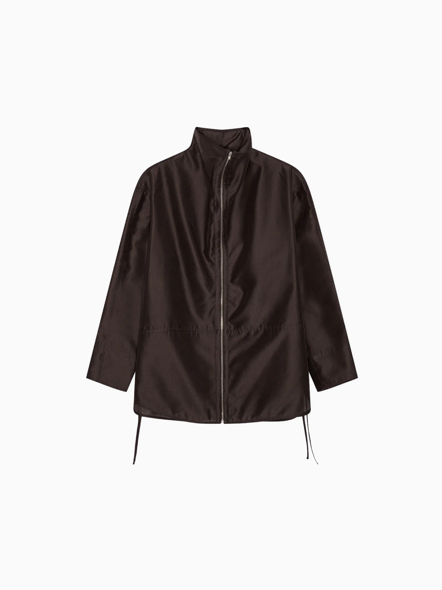 Soonji Funnel-Neck Windbreaker Dark Chocolate